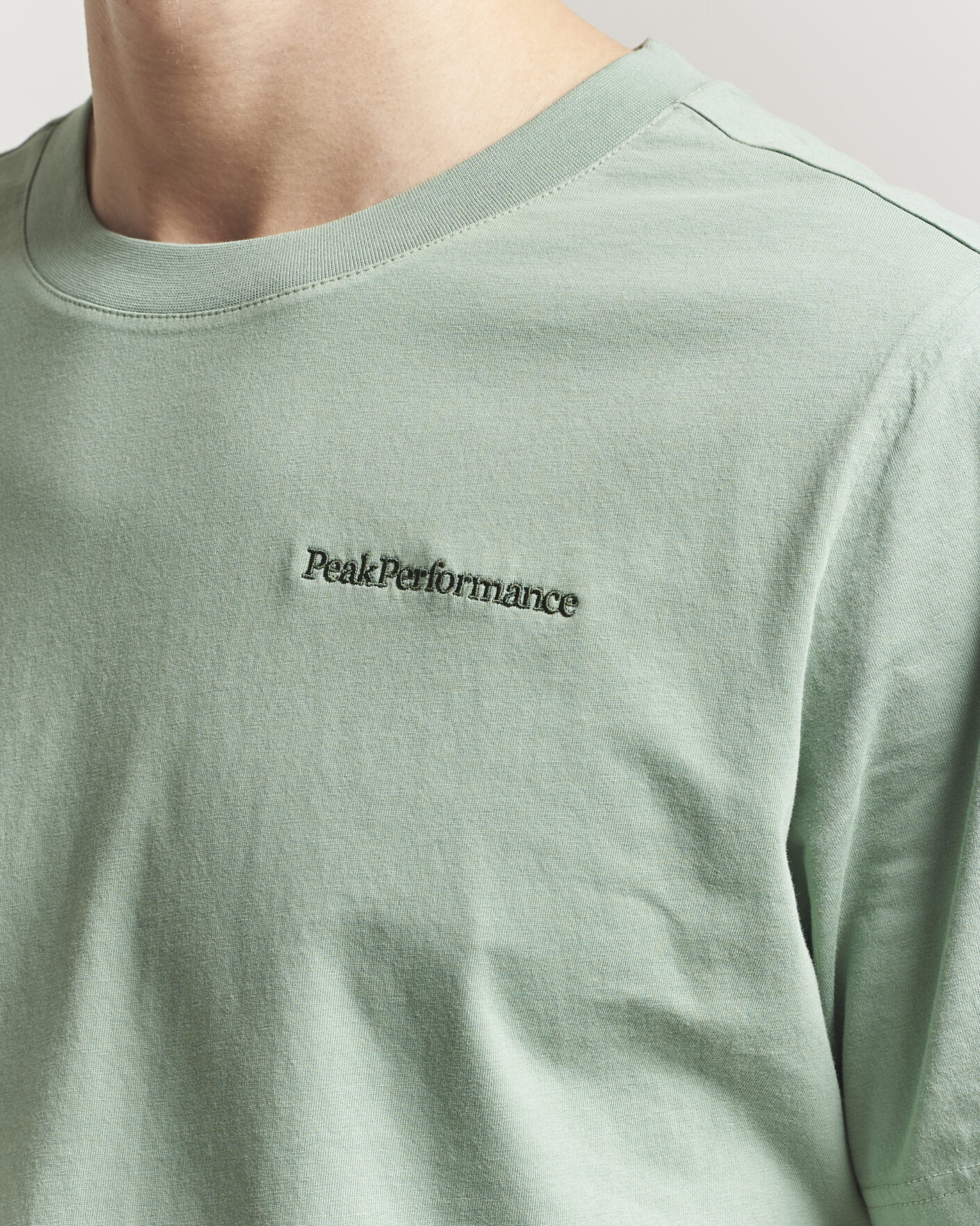 Homme | T-shirts | Peak Performance | Original Crew Neck T-Shirt Green Valley