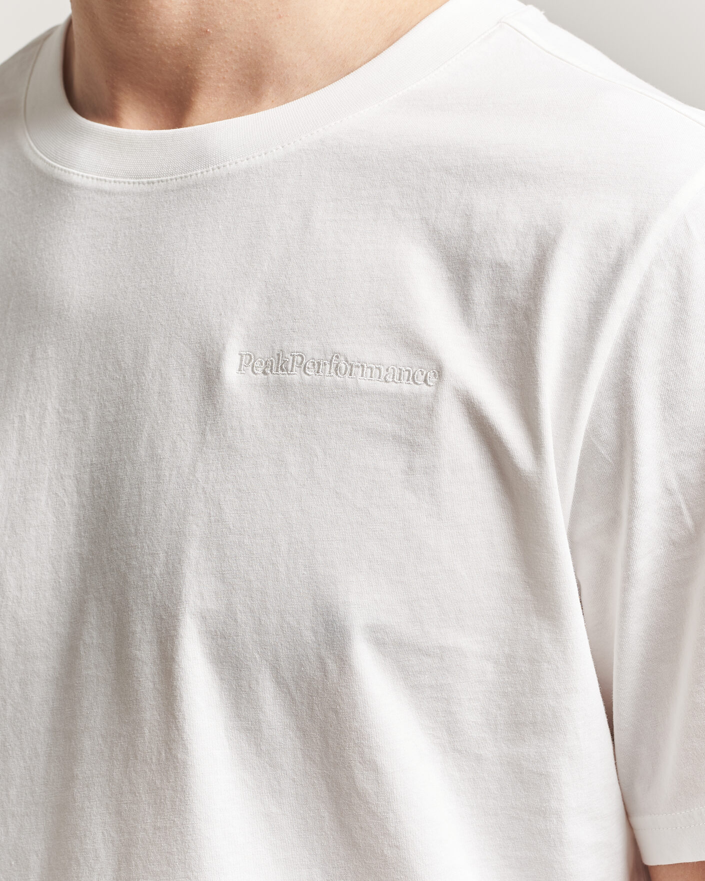 Homme | T-shirts | Peak Performance | Original Crew Neck T-Shirt Off White