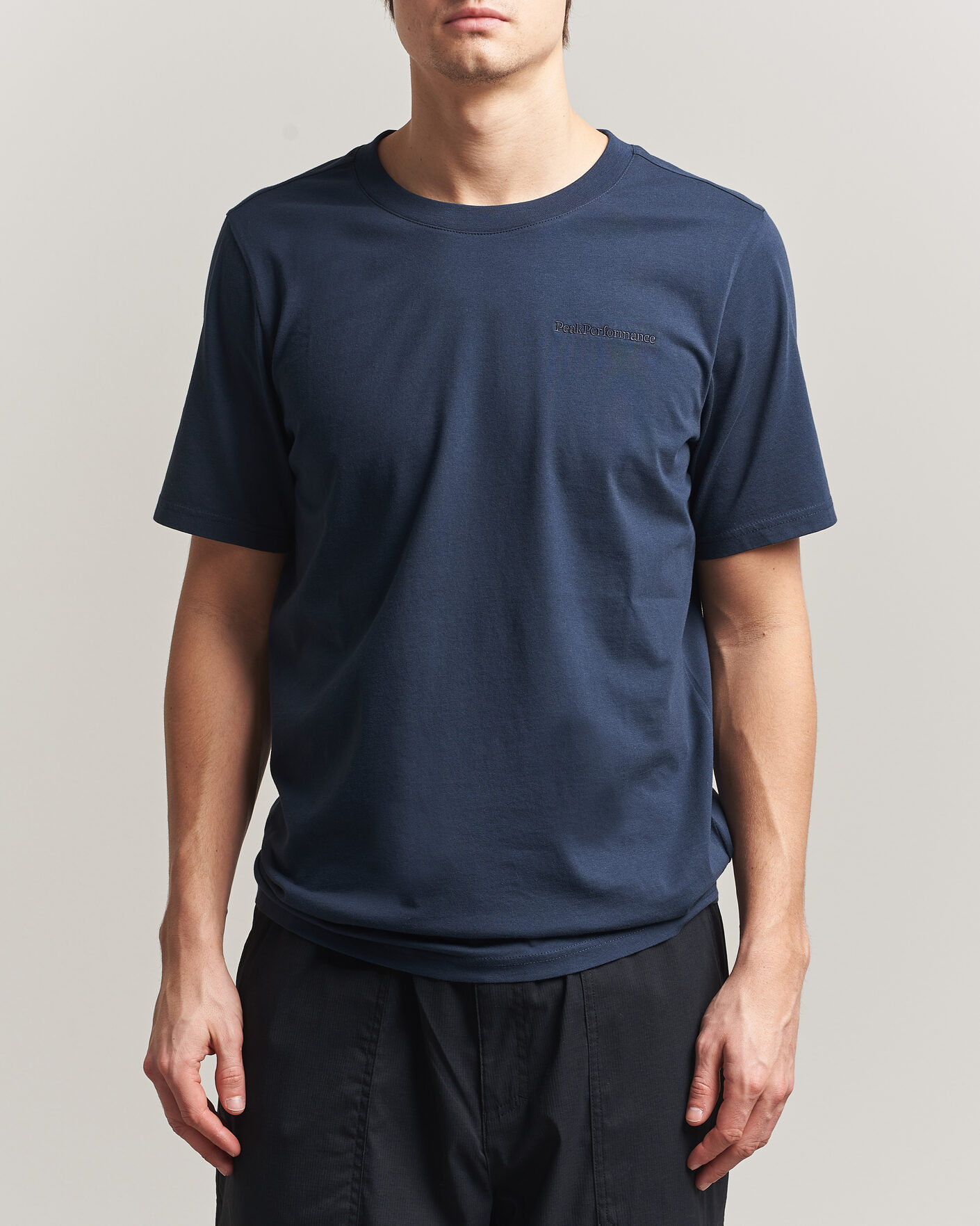 Homme | T-shirts | Peak Performance | Original Crew Neck T-Shirt Blue Shadow