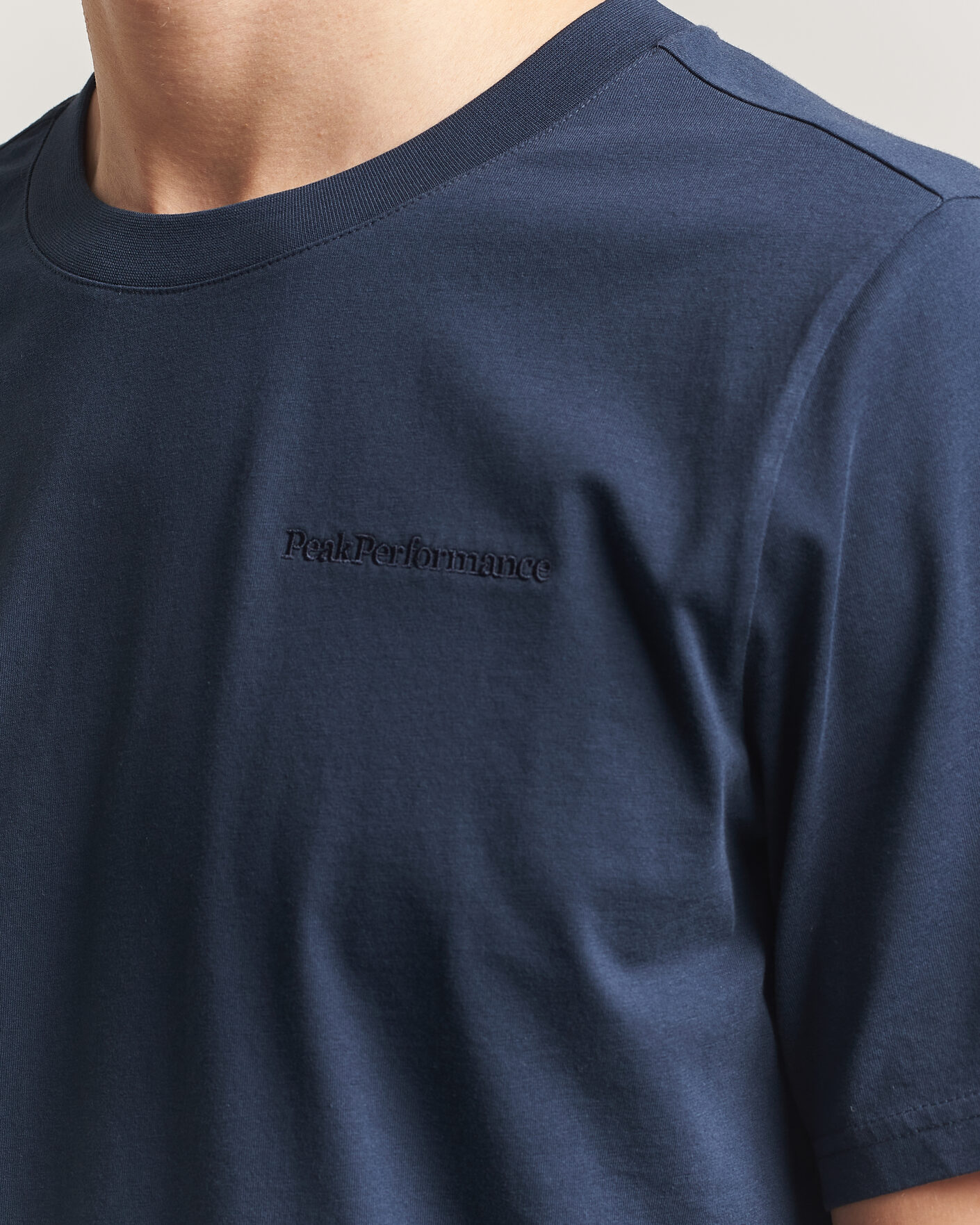 Homme | T-shirts | Peak Performance | Original Crew Neck T-Shirt Blue Shadow