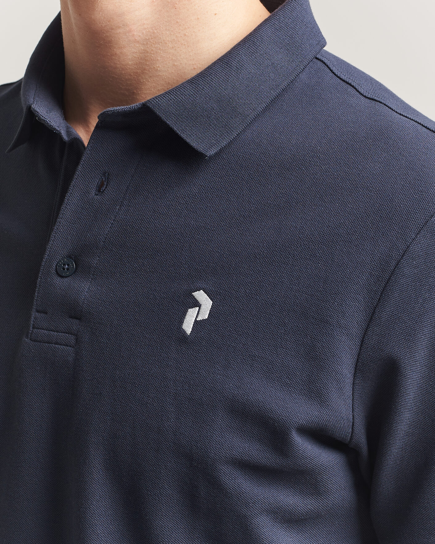 Homme | Polos | Peak Performance | Classic Cotton Polo Blue Shadow
