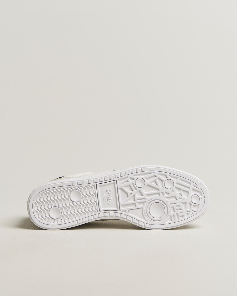 Homme | Baskets | Polo Ralph Lauren | Bedford Leather/Suede Sneakers White/Navy