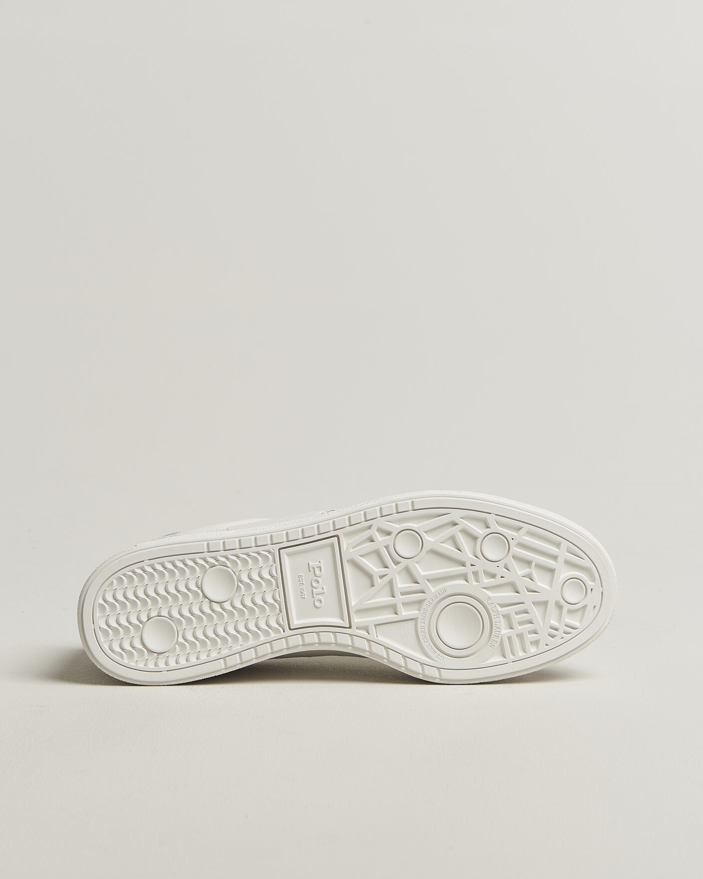 Homme | Baskets | Polo Ralph Lauren | Bedford Leather/Suede Sneakers Bianco