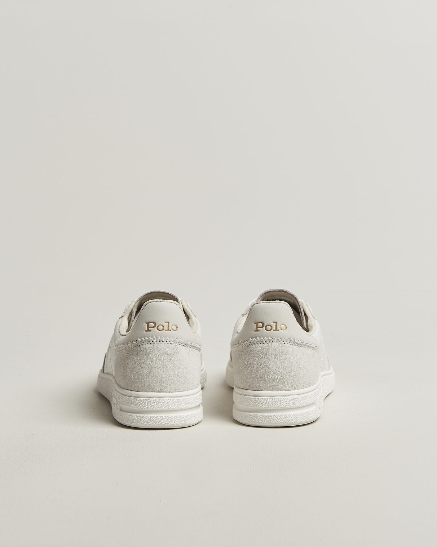 Homme | Baskets | Polo Ralph Lauren | Bedford Leather/Suede Sneakers Bianco