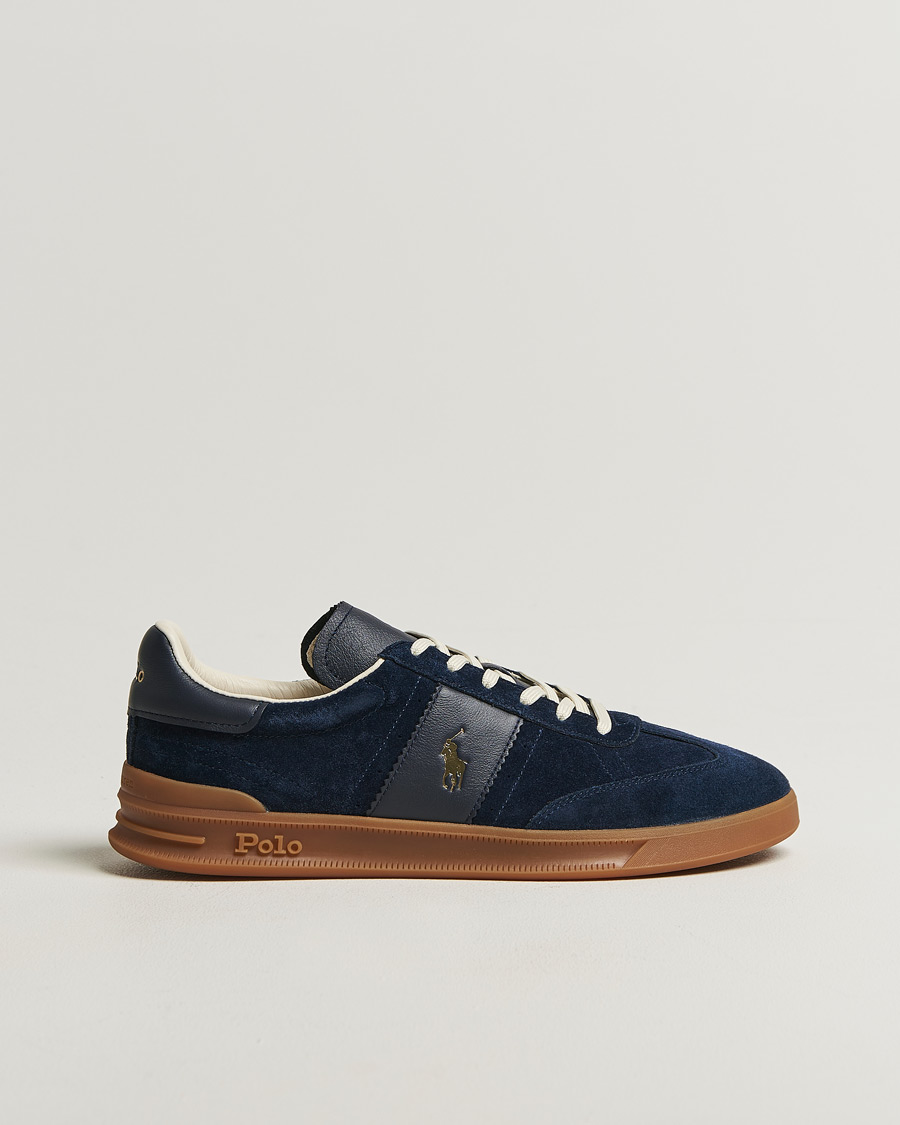 Homme | Baskets | Polo Ralph Lauren | Aera Suede Sneakers Hunter Navy