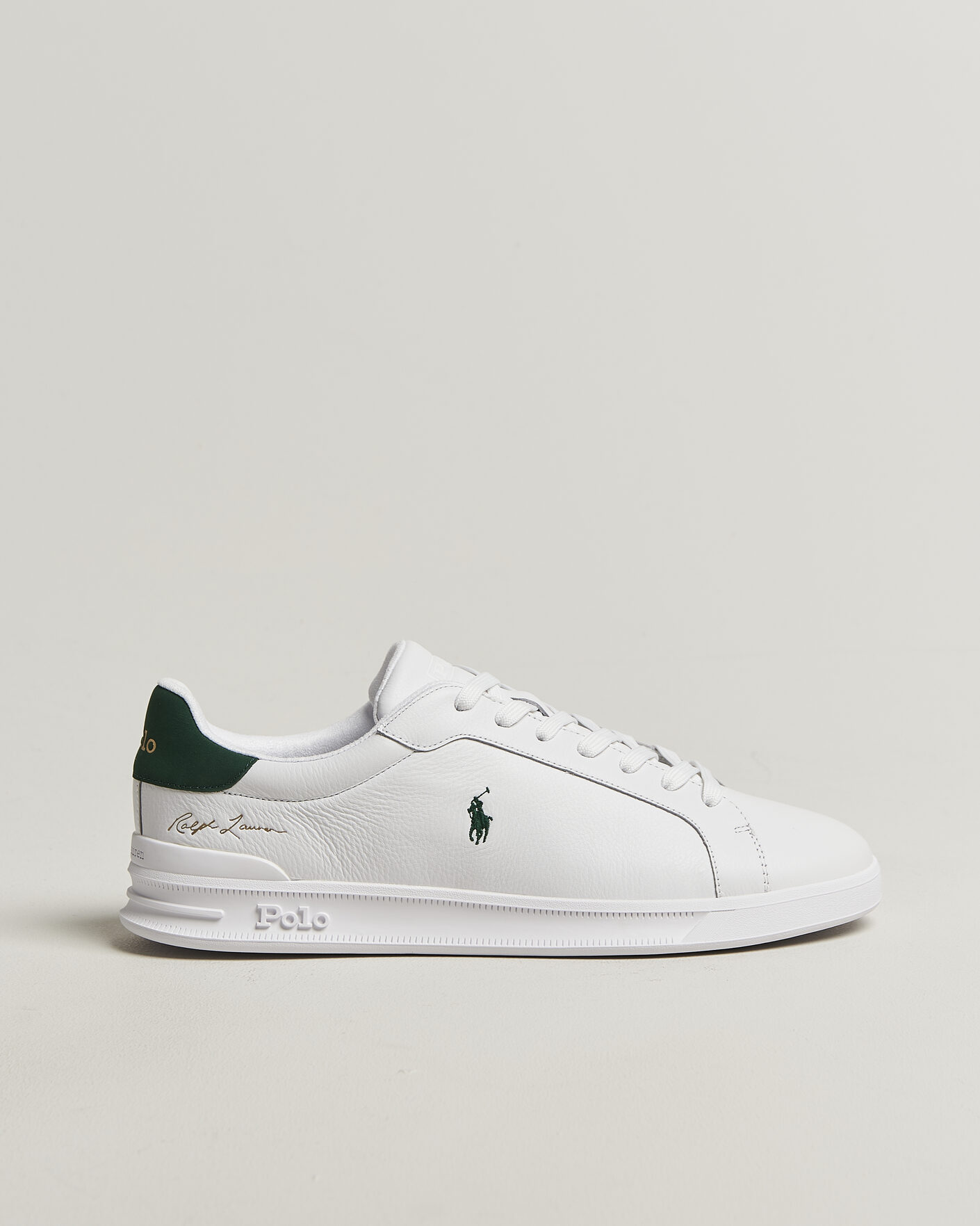 Homme | Baskets | Polo Ralph Lauren | Heritage Court II Sneakers White/New Fores