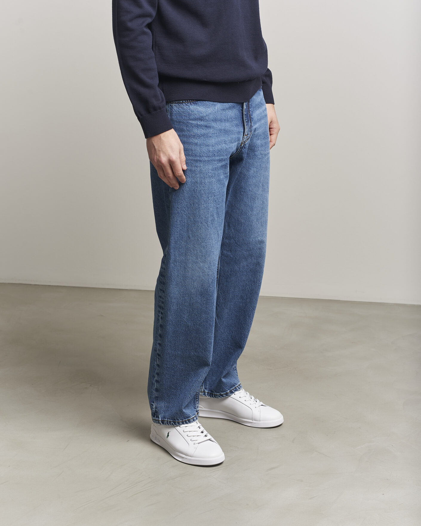 Homme | Baskets | Polo Ralph Lauren | Heritage Court II Sneakers White/New Fores