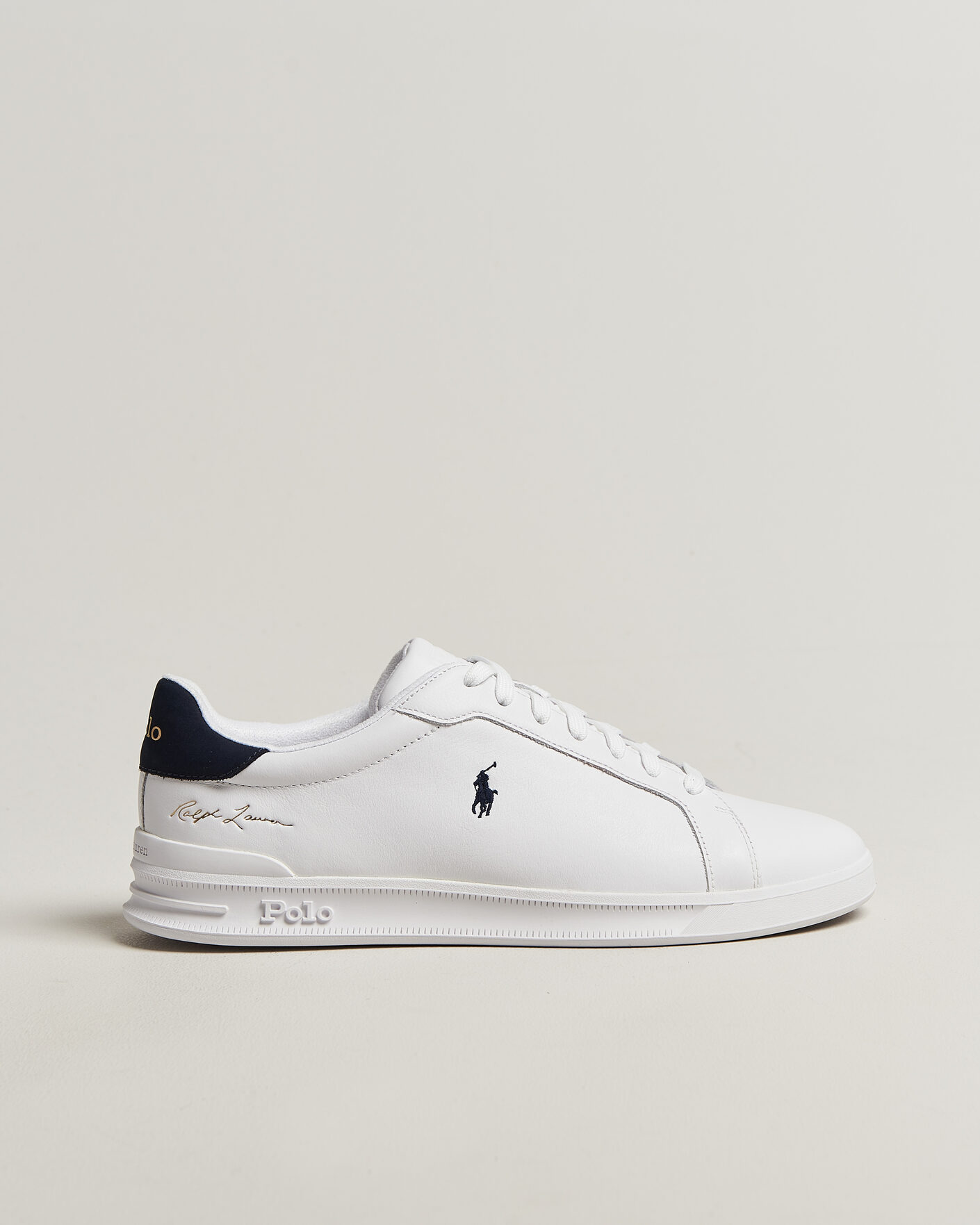 Homme | Baskets | Polo Ralph Lauren | Heritage Court II Sneakers White/Navy