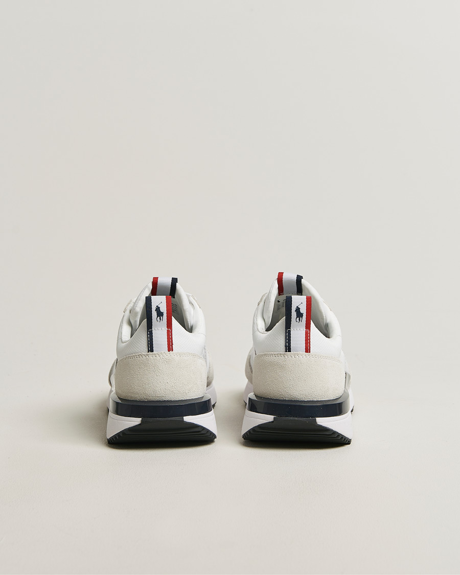 Homme | Baskets | Polo Ralph Lauren | Train 89 Suede Sneakers White/Navy/Red