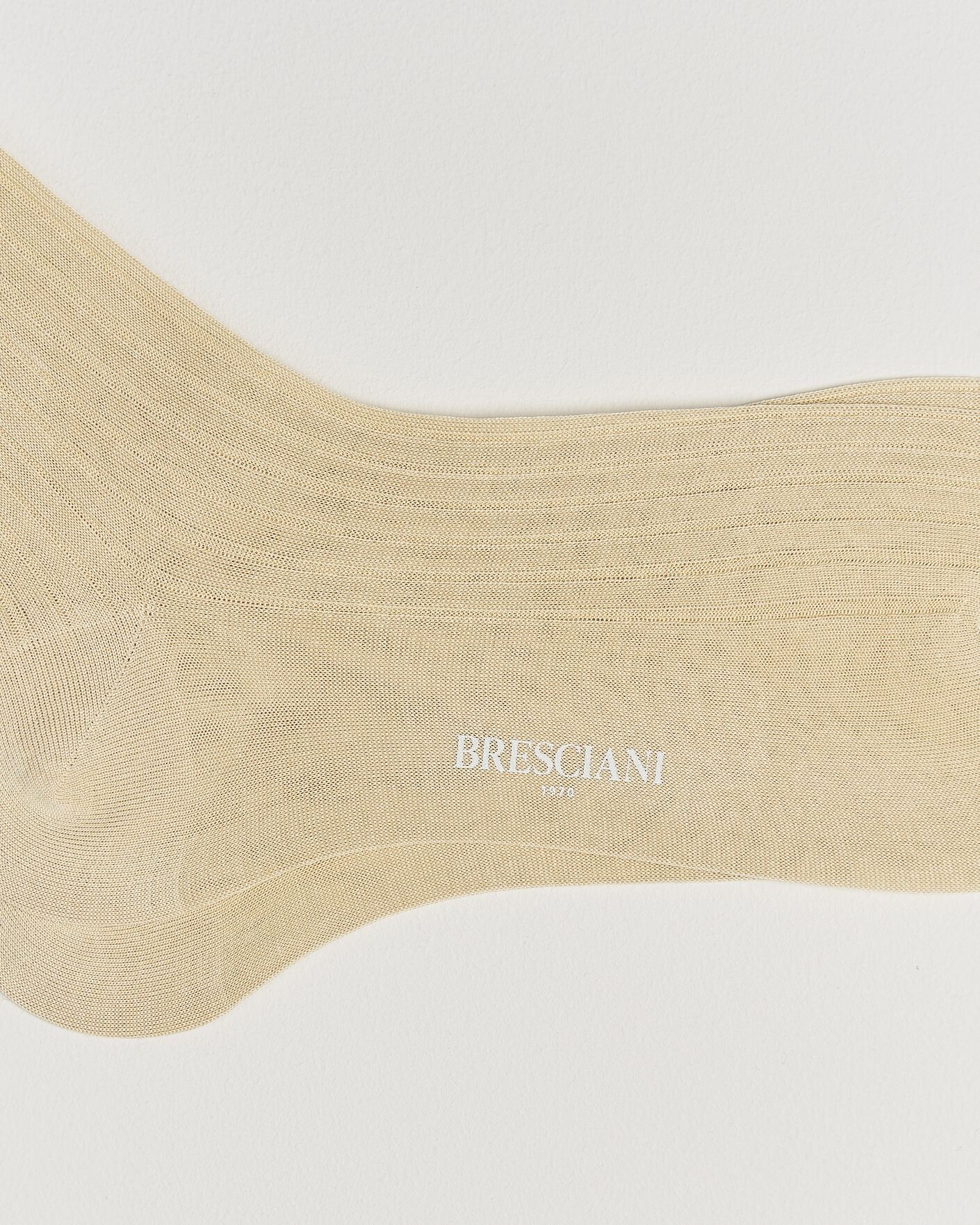 Homme | Sous-Vêtements Et Chaussettes | Bresciani | Cotton Ribbed Short Socks Beige