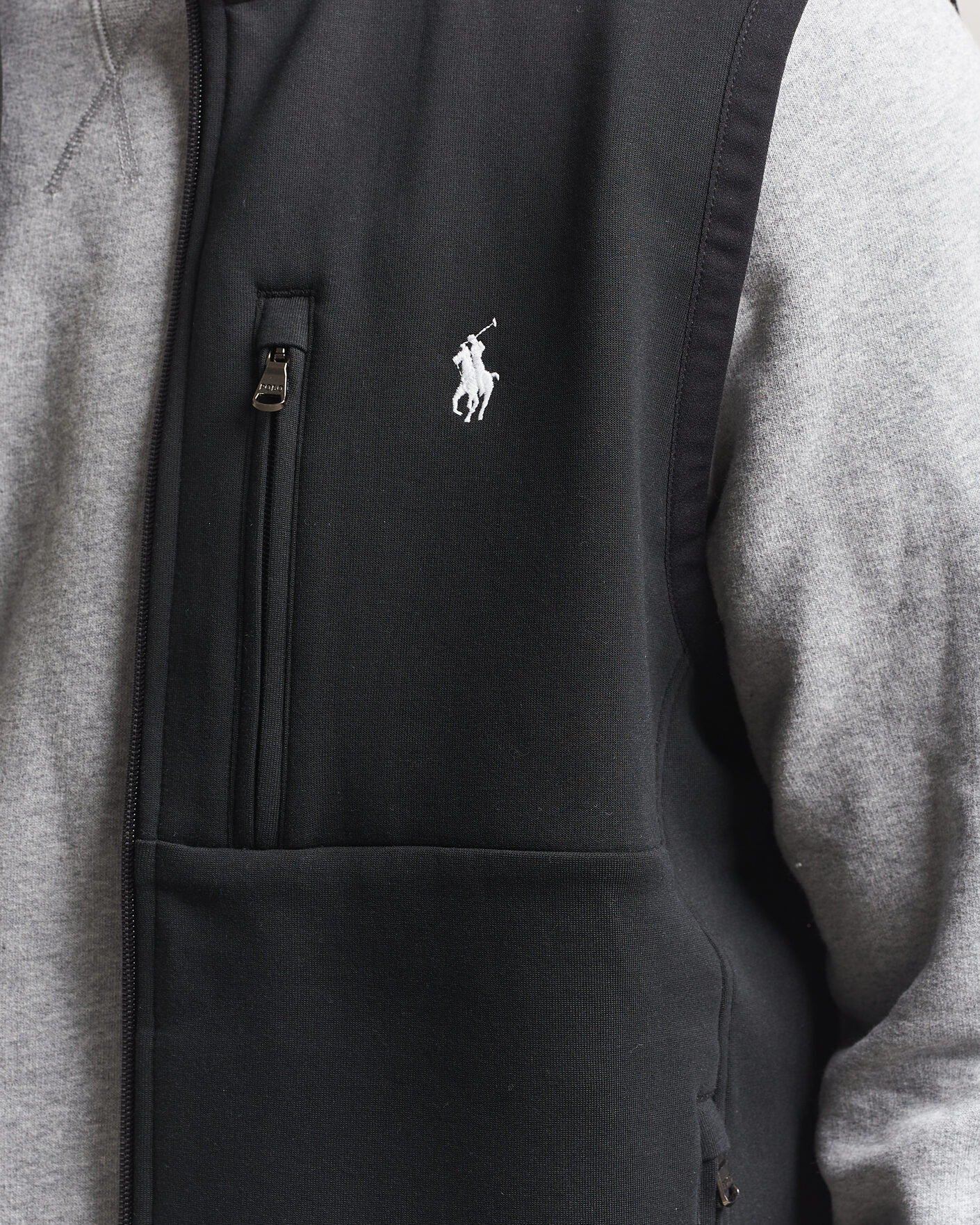Homme | Pulls Et Tricots | Polo Ralph Lauren | Double Knitted Vest Polo Black