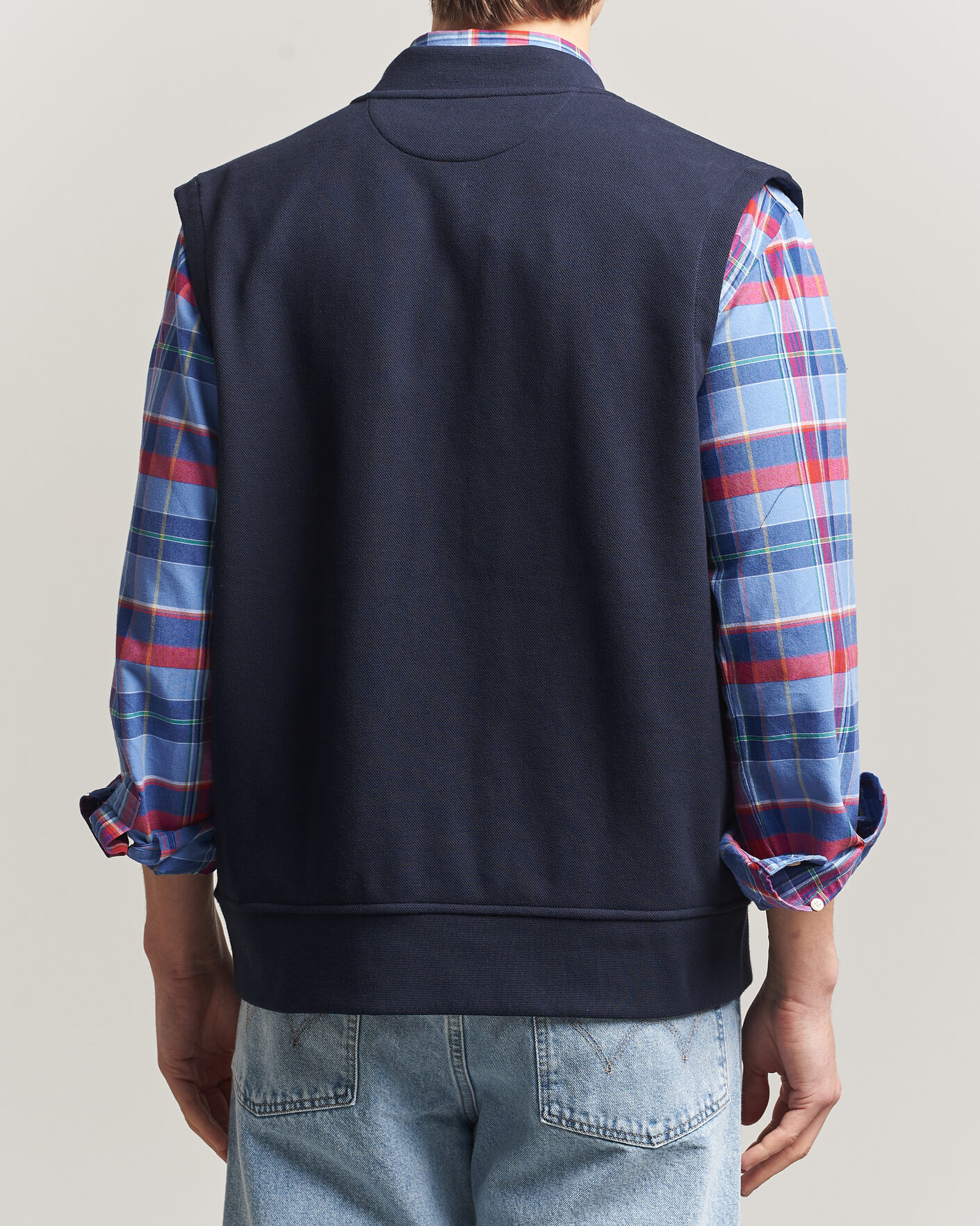 Homme | Pulls Et Tricots | Polo Ralph Lauren | Double Knitted Jaquard Vest Aviator Navy