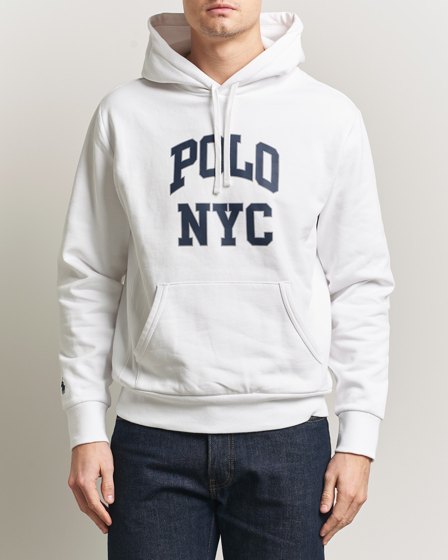 Homme | Pulls Et Tricots | Polo Ralph Lauren | Athletic Fleece Hoodie White