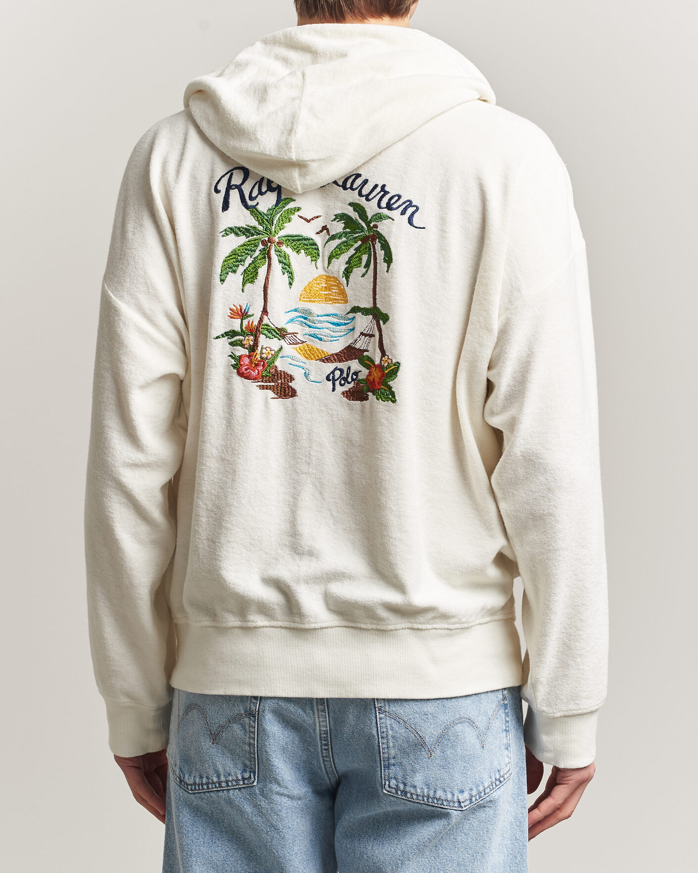 Homme | Pulls Et Tricots | Polo Ralph Lauren | Cotton Terry Printed Full-Zip Hoodie Nevis