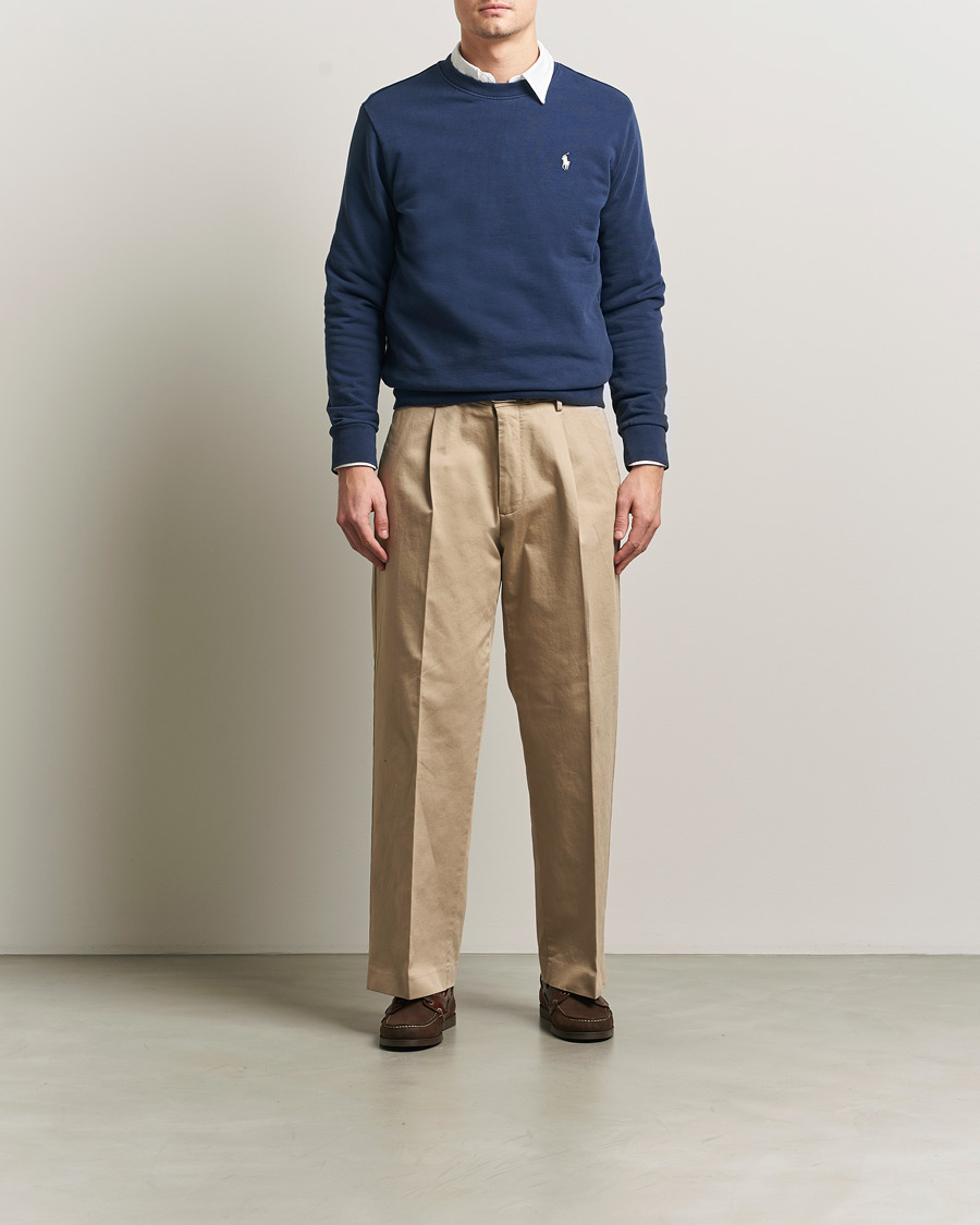 Homme | Pulls Et Tricots | Polo Ralph Lauren | Loopback Terry Sweatshirt Cruise Navy