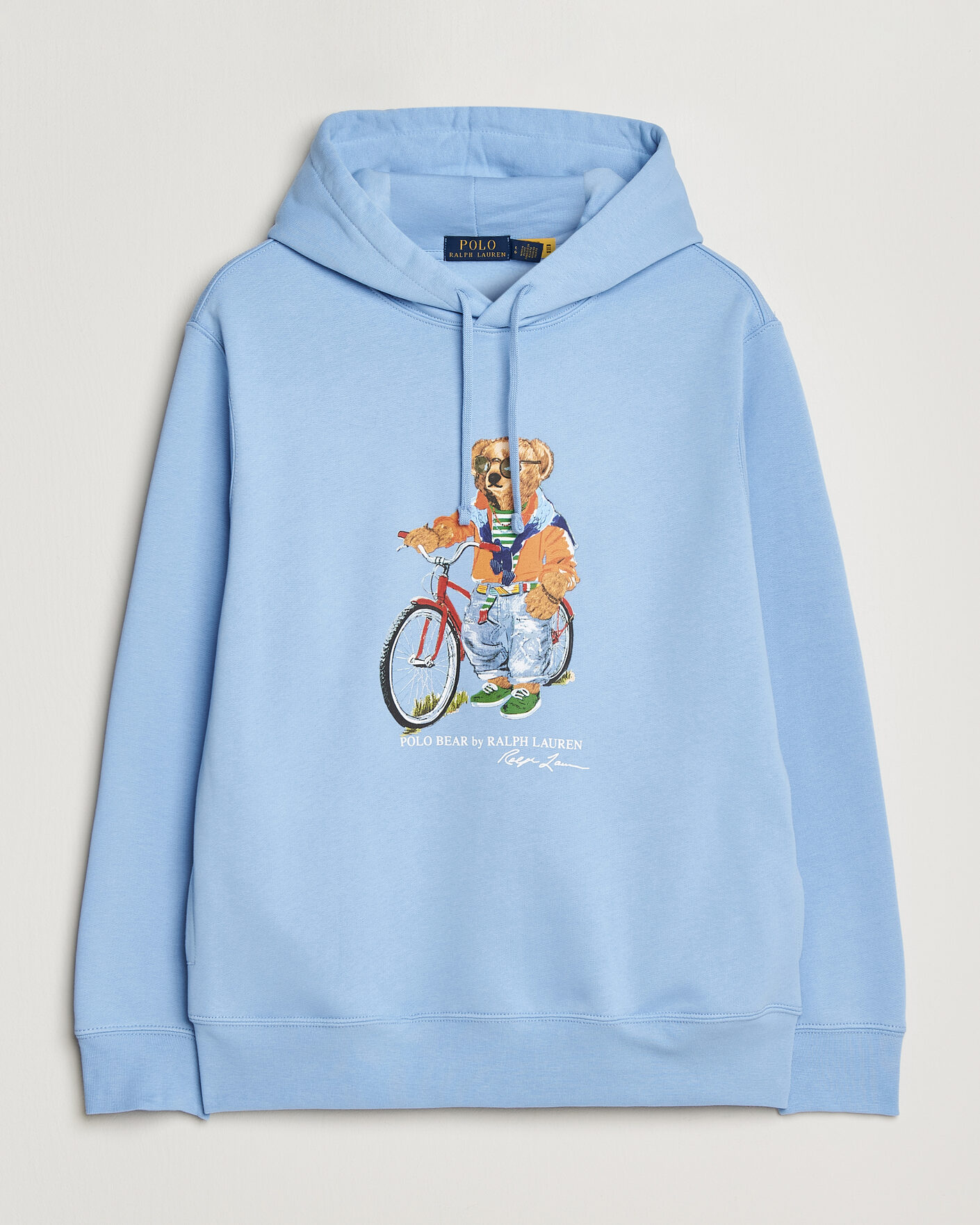 Homme | Pulls Et Tricots | Polo Ralph Lauren | Fleece Bear Hoodie Austin Blue