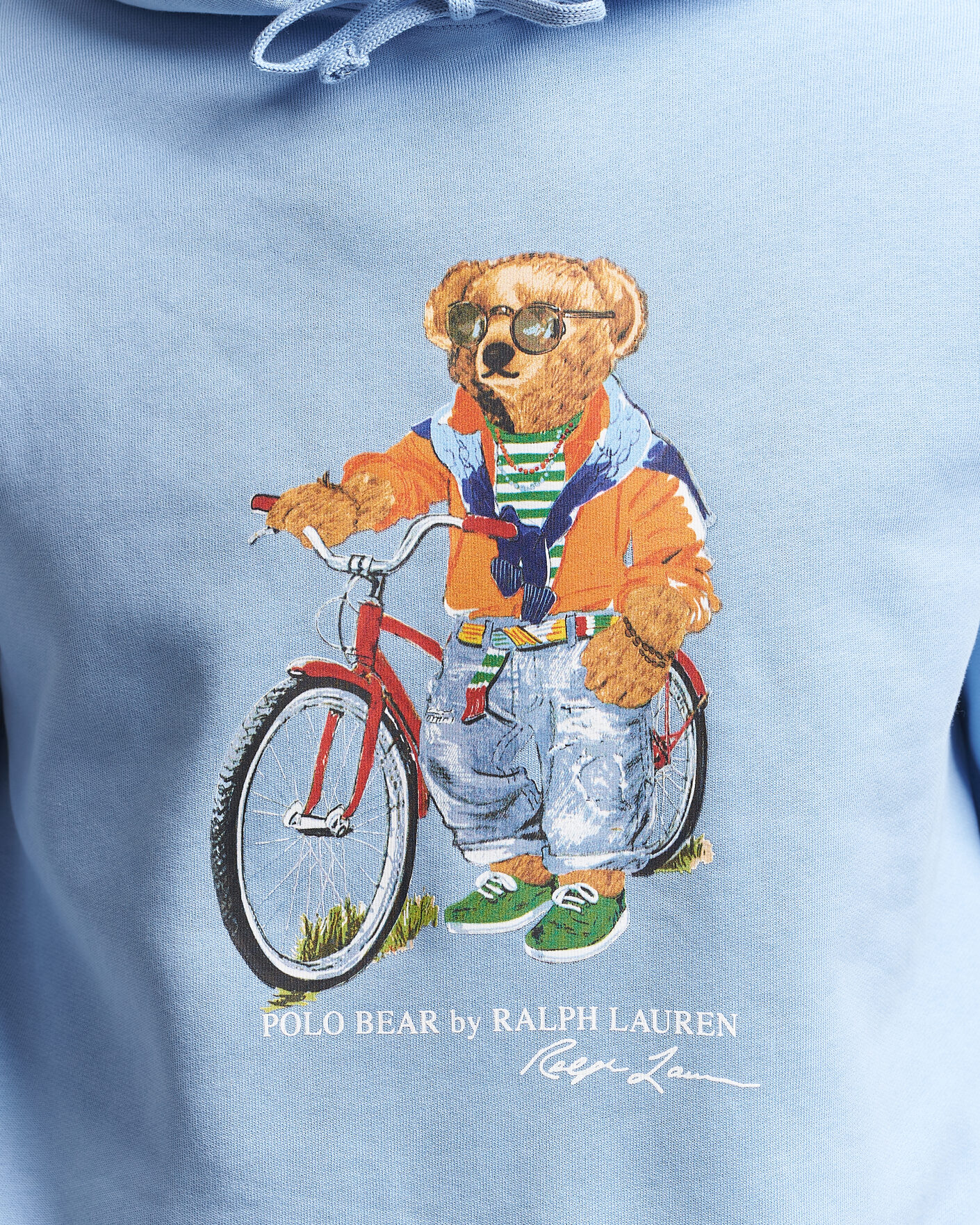 Homme | Pulls Et Tricots | Polo Ralph Lauren | Fleece Bear Hoodie Austin Blue