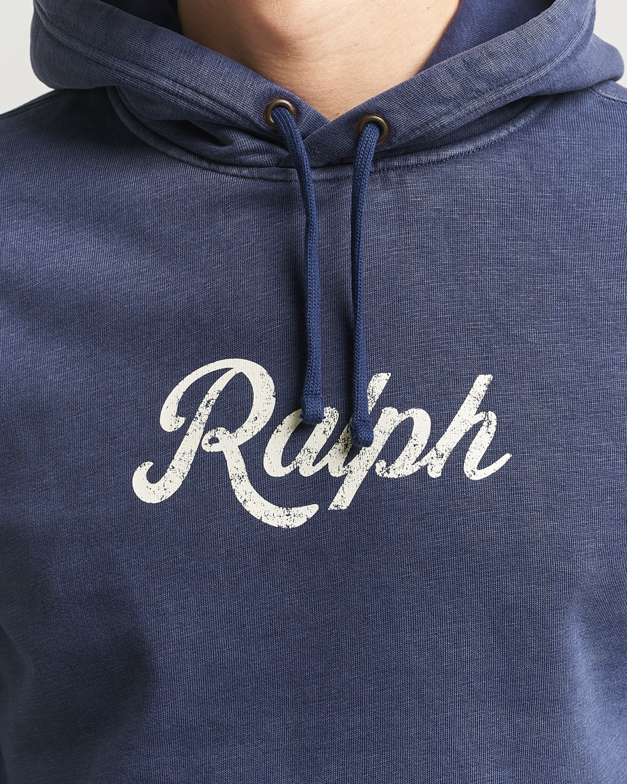 Homme | Pulls Et Tricots | Polo Ralph Lauren | Vintage Fleece Logo Hoodie Dark Cobalt