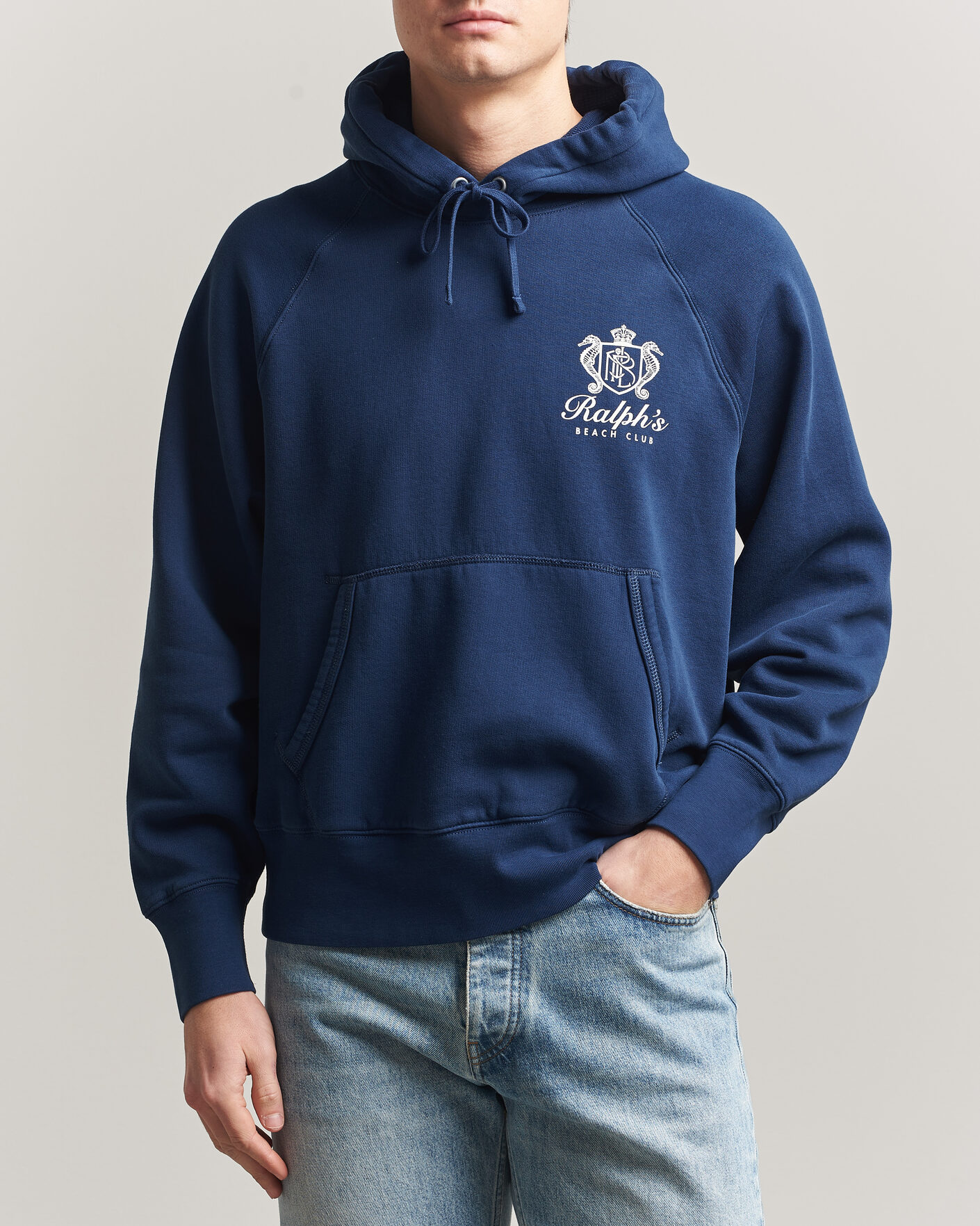 Homme | Pulls Et Tricots | Polo Ralph Lauren | Fleece Hoodie Dark Cobalt