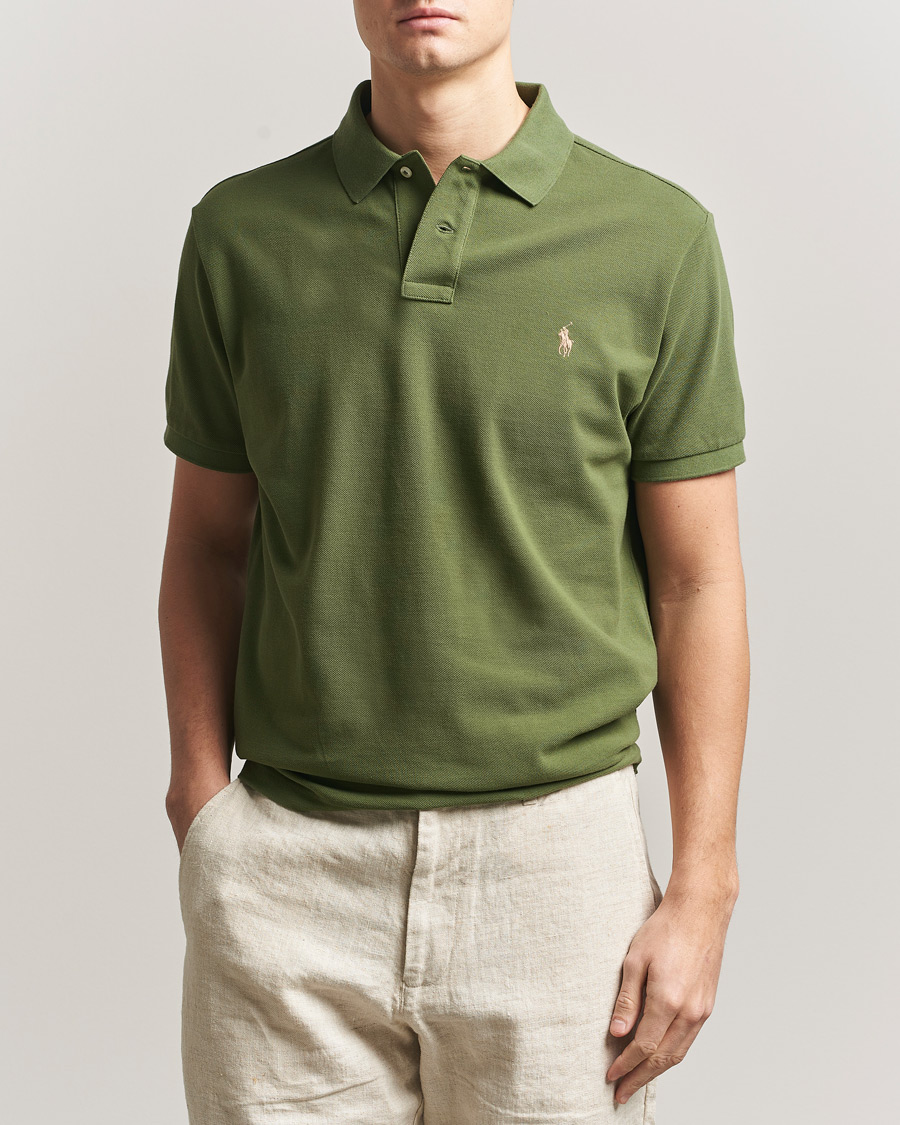 Homme | Polos | Polo Ralph Lauren | Custom Slim Fit Polo Supply Olive
