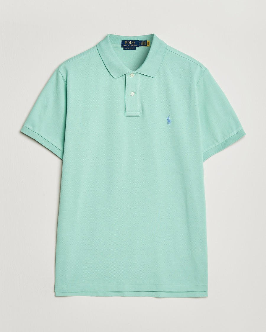 Homme | Polos | Polo Ralph Lauren | Custom Slim Fit Polo Celadon