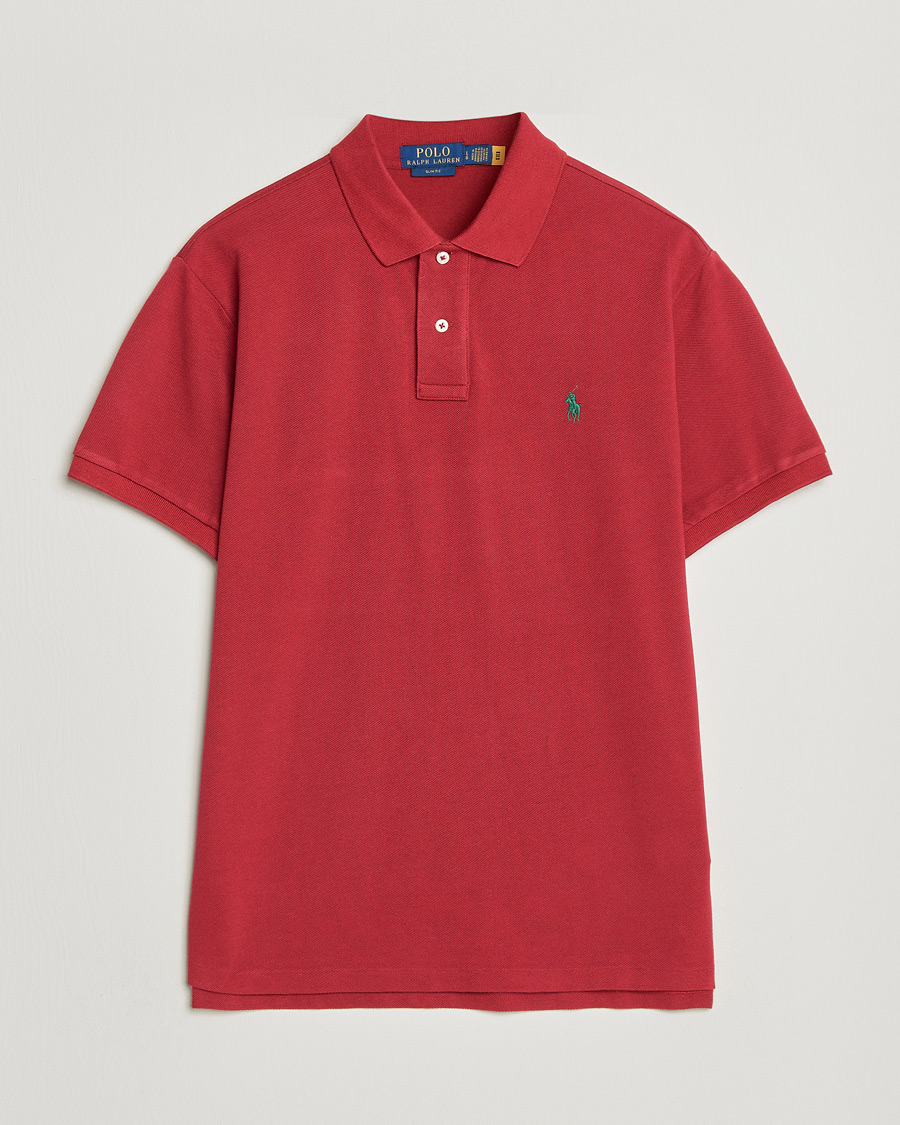 Homme | Polos | Polo Ralph Lauren | Slim Fit Polo Heritage Red