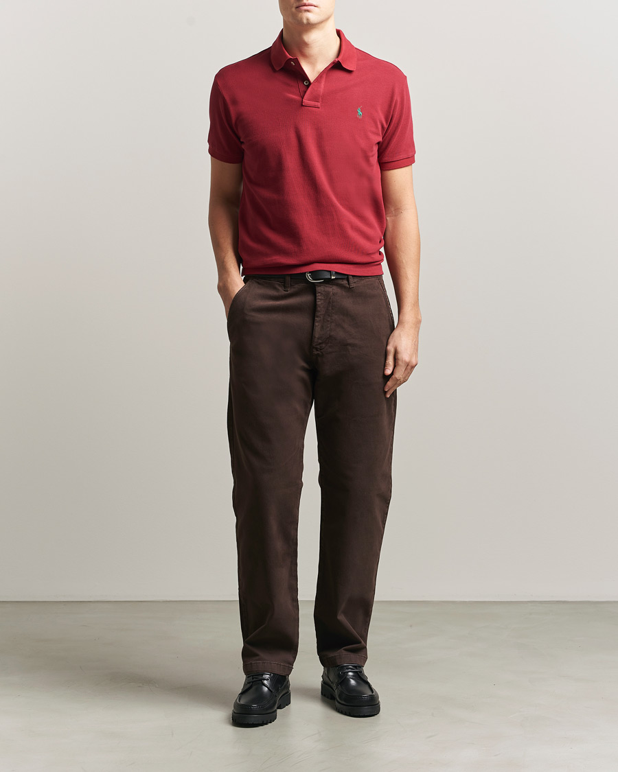 Homme | Polos | Polo Ralph Lauren | Slim Fit Polo Heritage Red