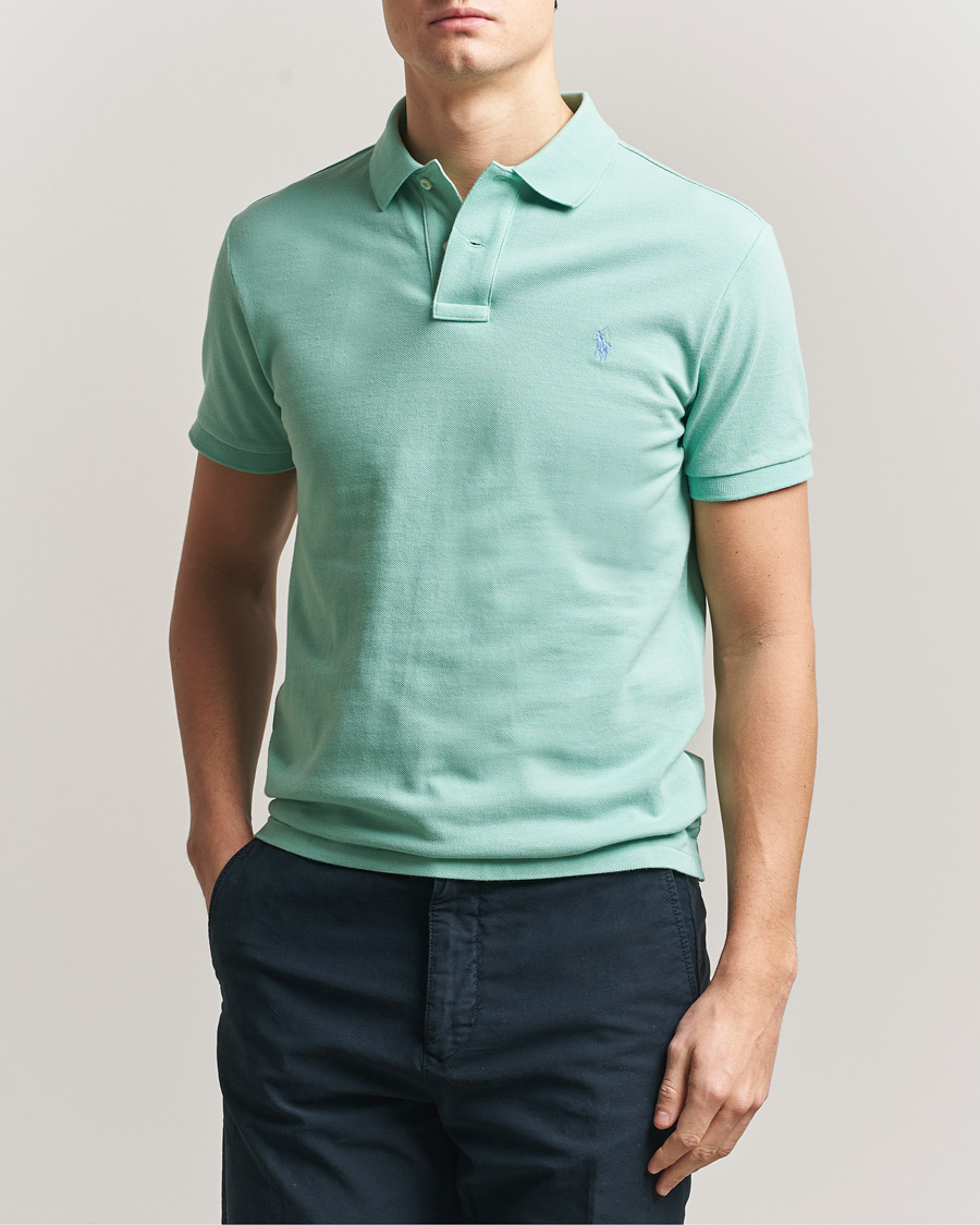 Homme | Polos | Polo Ralph Lauren | Slim Fit Polo Celadon
