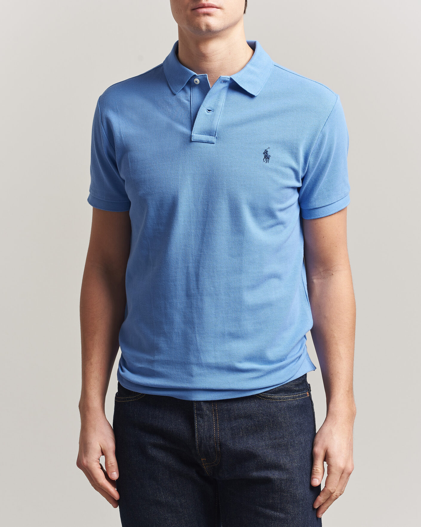 Homme | Polos | Polo Ralph Lauren | Slim Fit Polo Harbour Island Blue