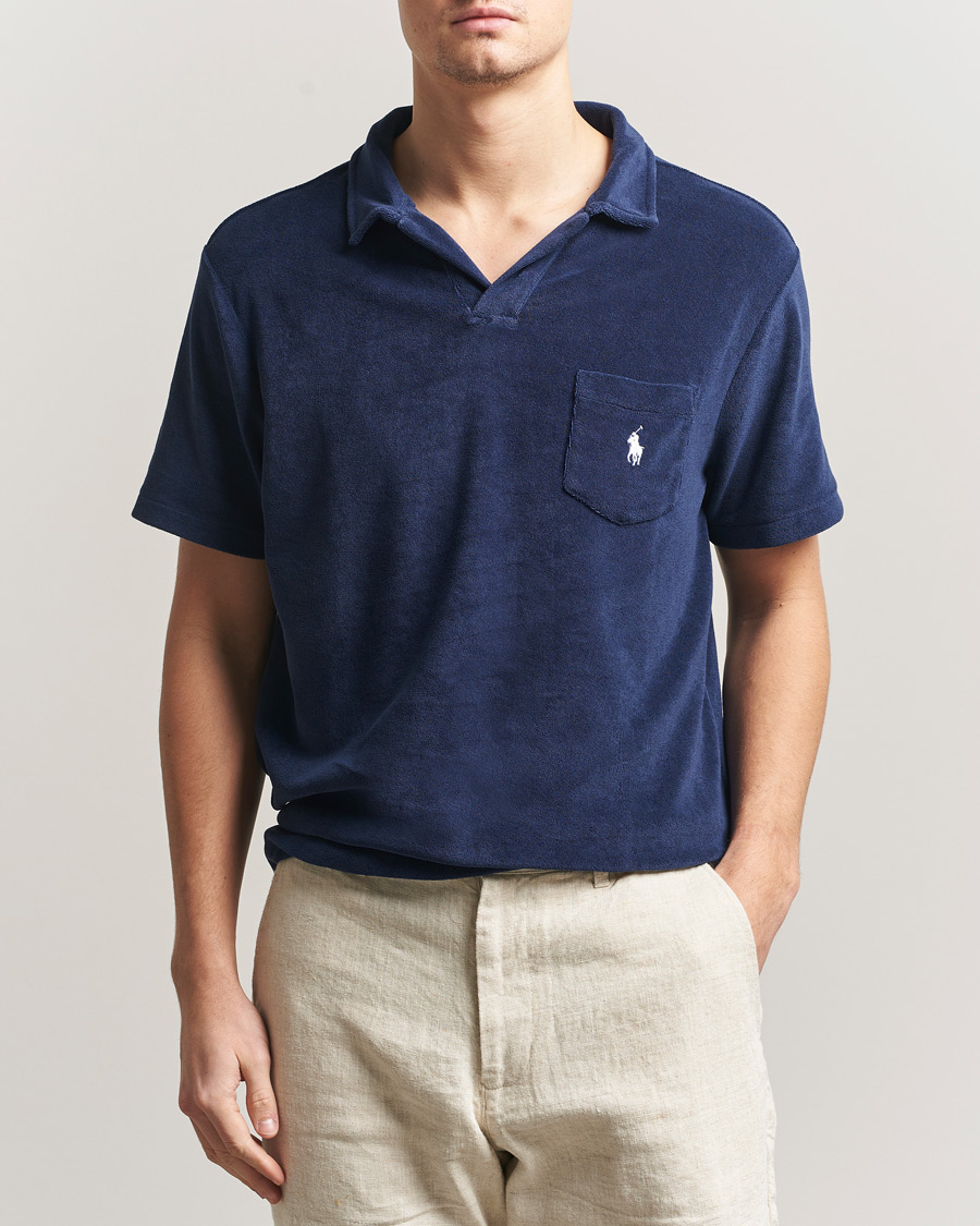 Homme | Polos | Polo Ralph Lauren | Cotton Terry Polo Newport Navy