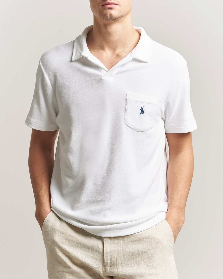 Homme | Polos | Polo Ralph Lauren | Cotton Terry Polo White