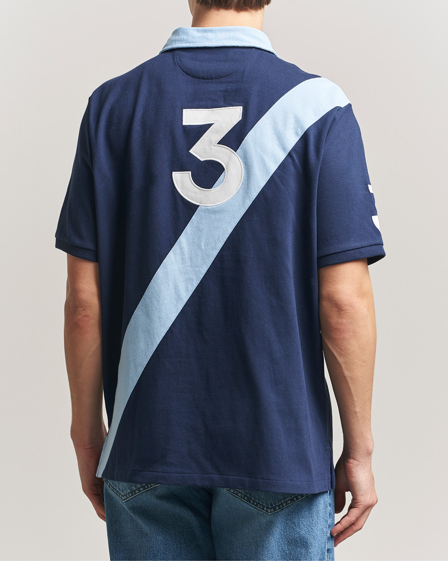 Homme | Polos | Polo Ralph Lauren | Diagonal Striped Polo Newport Navy