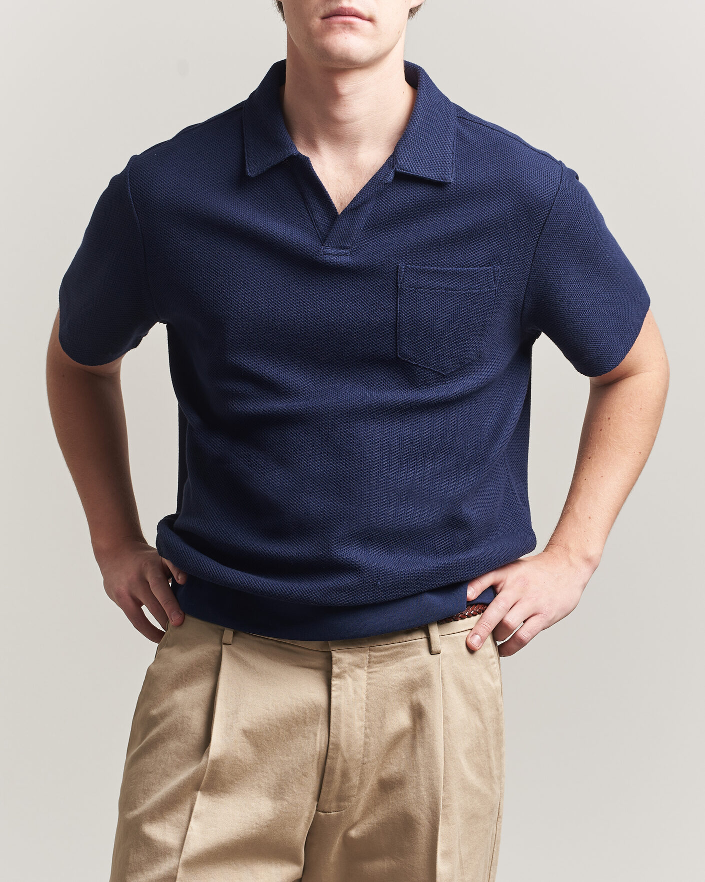 Homme | Polos | Polo Ralph Lauren | Knitted Polo Cruise Navy
