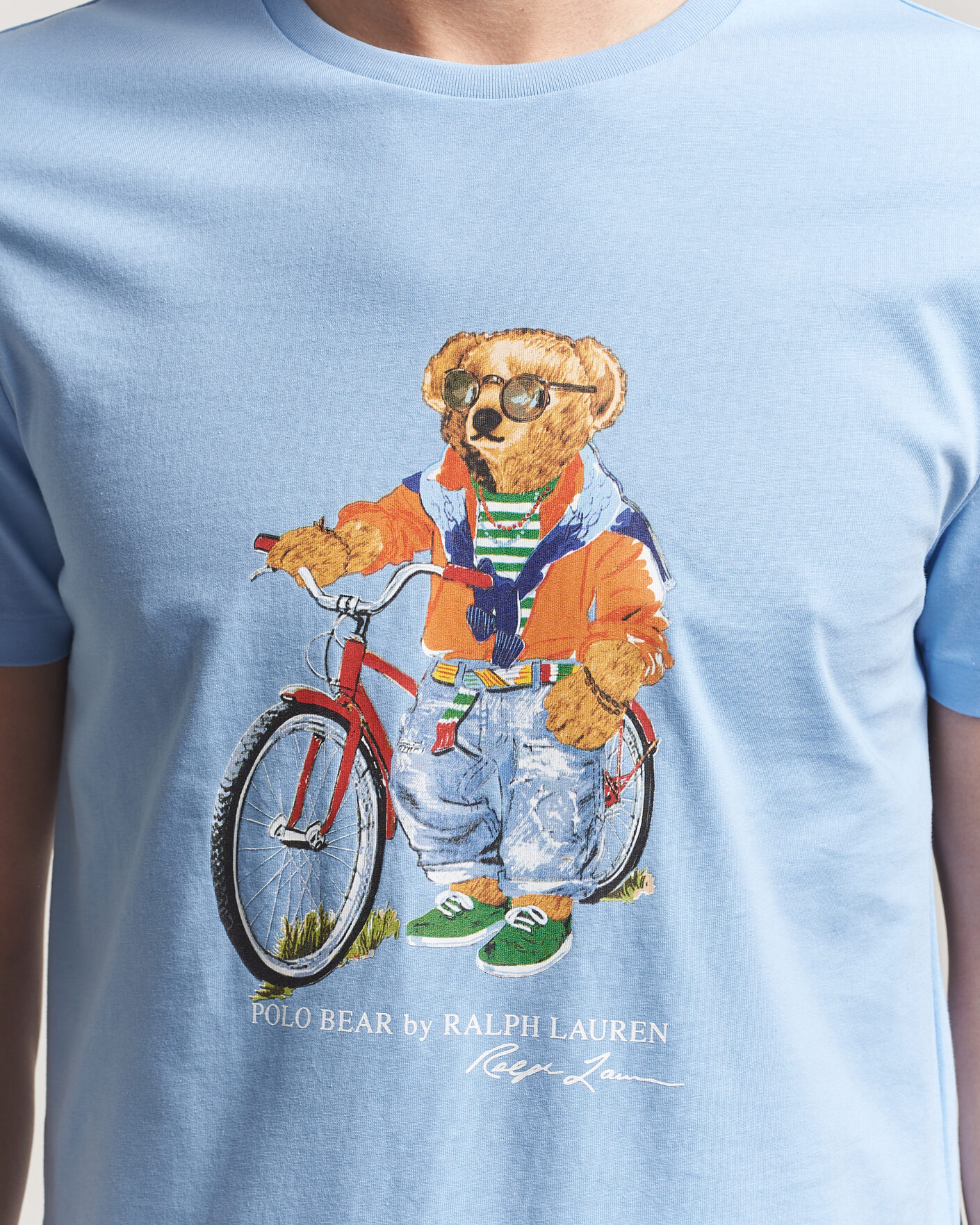 Homme | T-shirts | Polo Ralph Lauren | Jersey Bear T-Shirt Austin Blue