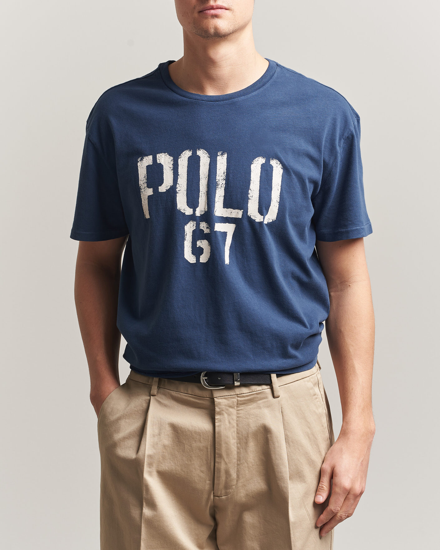 Homme | T-shirts | Polo Ralph Lauren | Jersey Logo T-Shirt Dark Cobalt