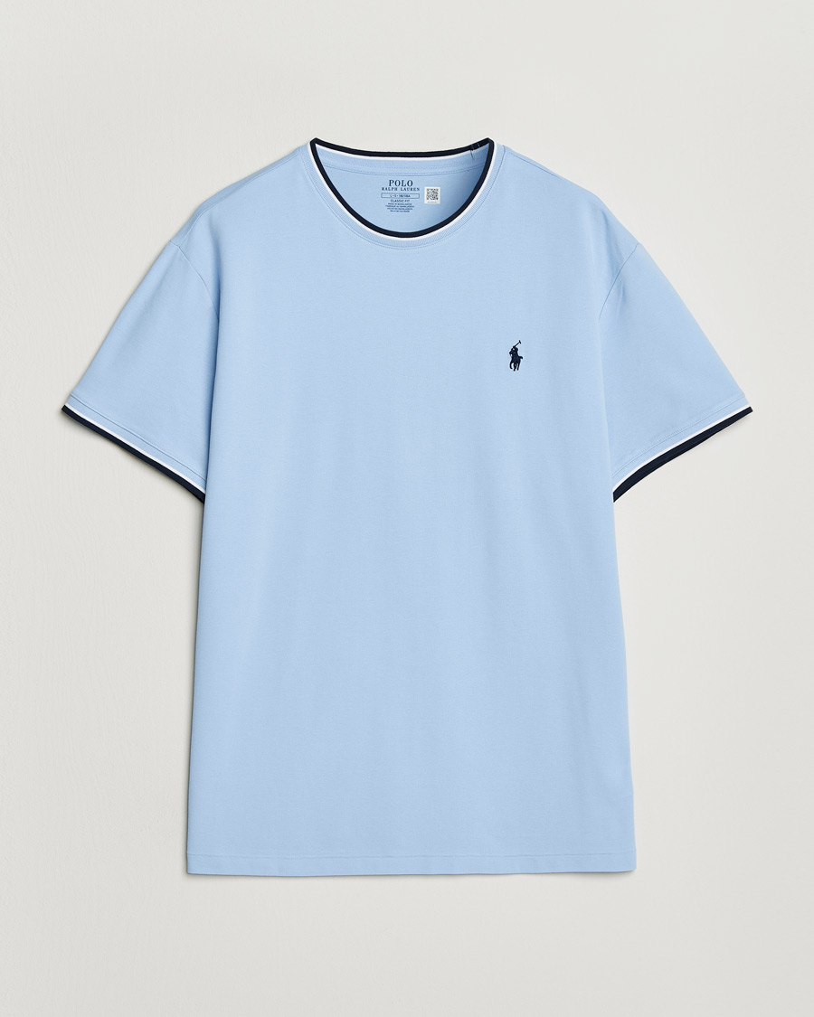 Homme | T-shirts | Polo Ralph Lauren | Mesh Polo T-Shirt Office Blue