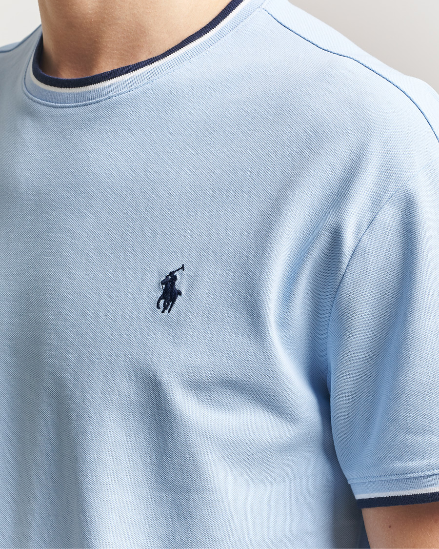 Homme | T-shirts | Polo Ralph Lauren | Mesh Polo T-Shirt Office Blue