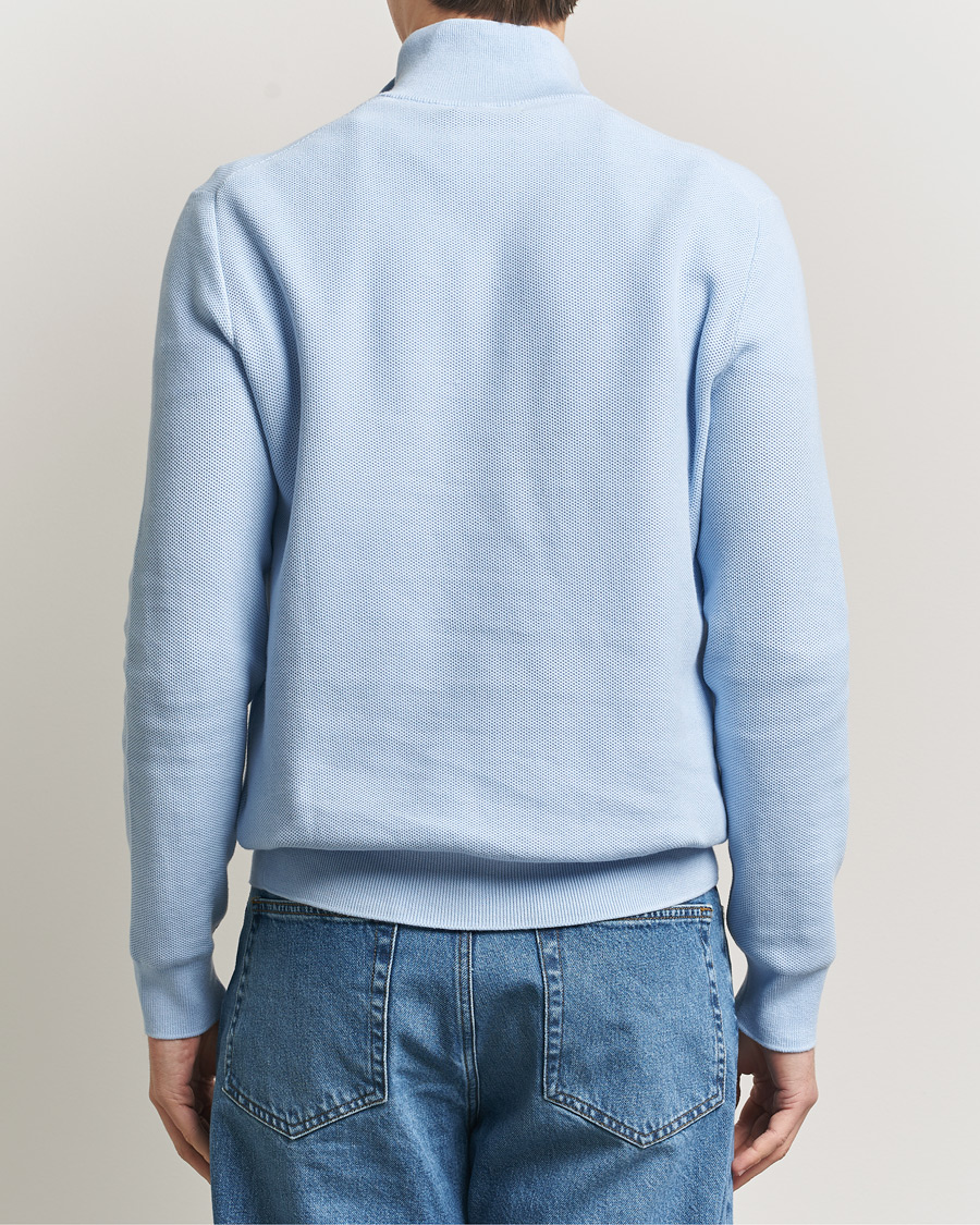 Homme | Pulls Et Tricots | Polo Ralph Lauren | Textured Half Zip Office Blue