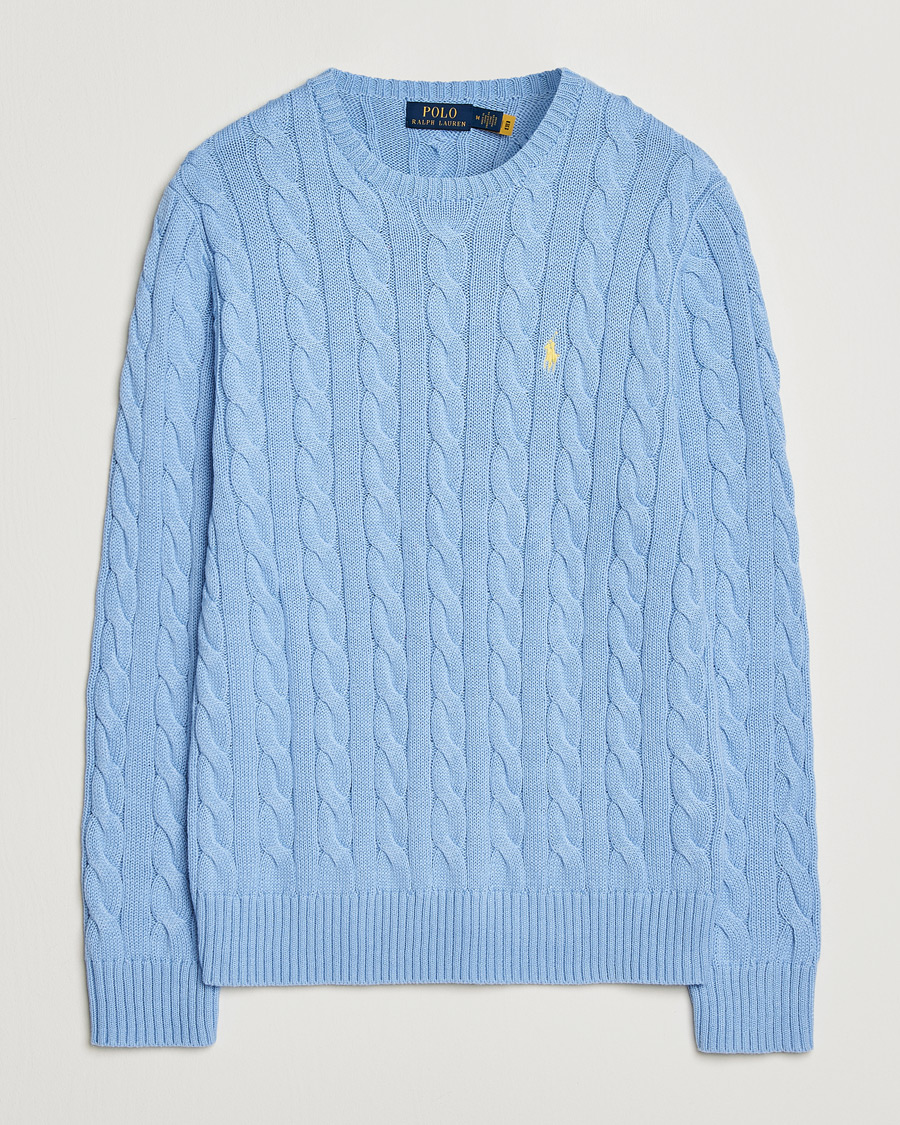 Homme | Pulls Et Tricots | Polo Ralph Lauren | Cotton Cable Pullover Austin Blue