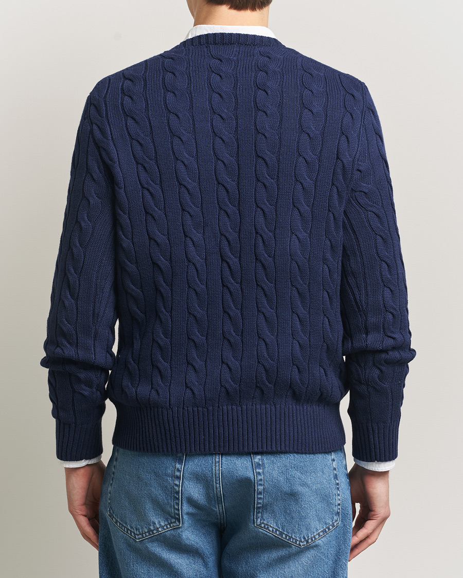 Homme | Pulls Et Tricots | Polo Ralph Lauren | Cotton Cable Pullover Bright Navy