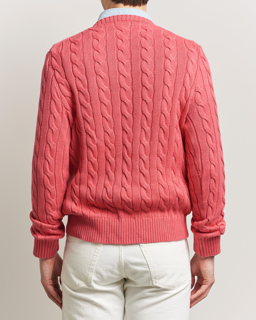 Homme | Pulls Et Tricots | Polo Ralph Lauren | Cotton Cable Pullover Pale Red