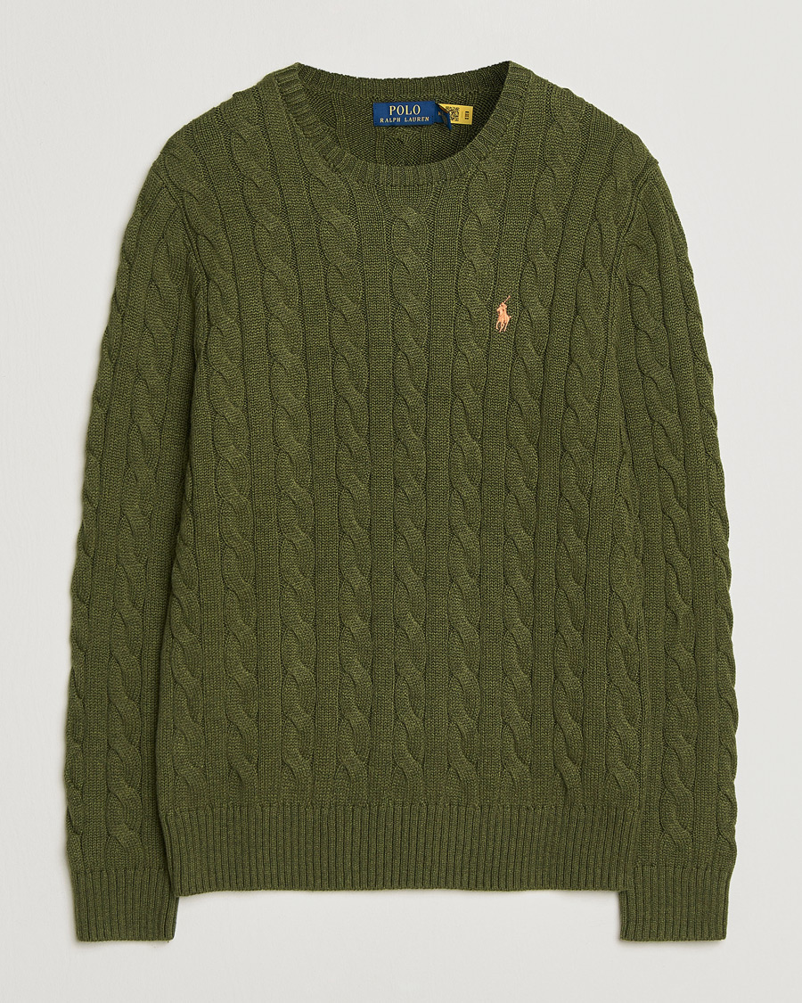 Homme | Pulls Et Tricots | Polo Ralph Lauren | Cotton Cable Pullover Garden Trail Heather