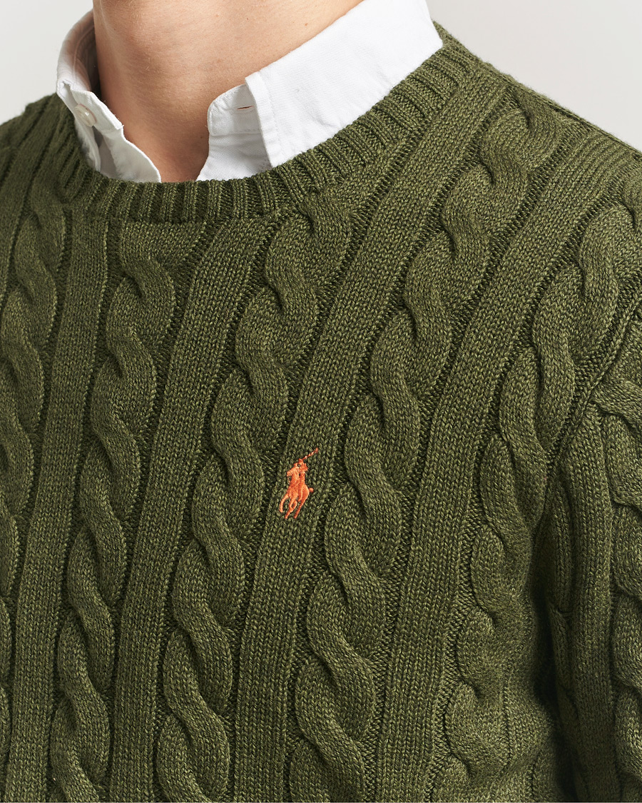 Homme | Pulls Et Tricots | Polo Ralph Lauren | Cotton Cable Pullover Garden Trail Heather