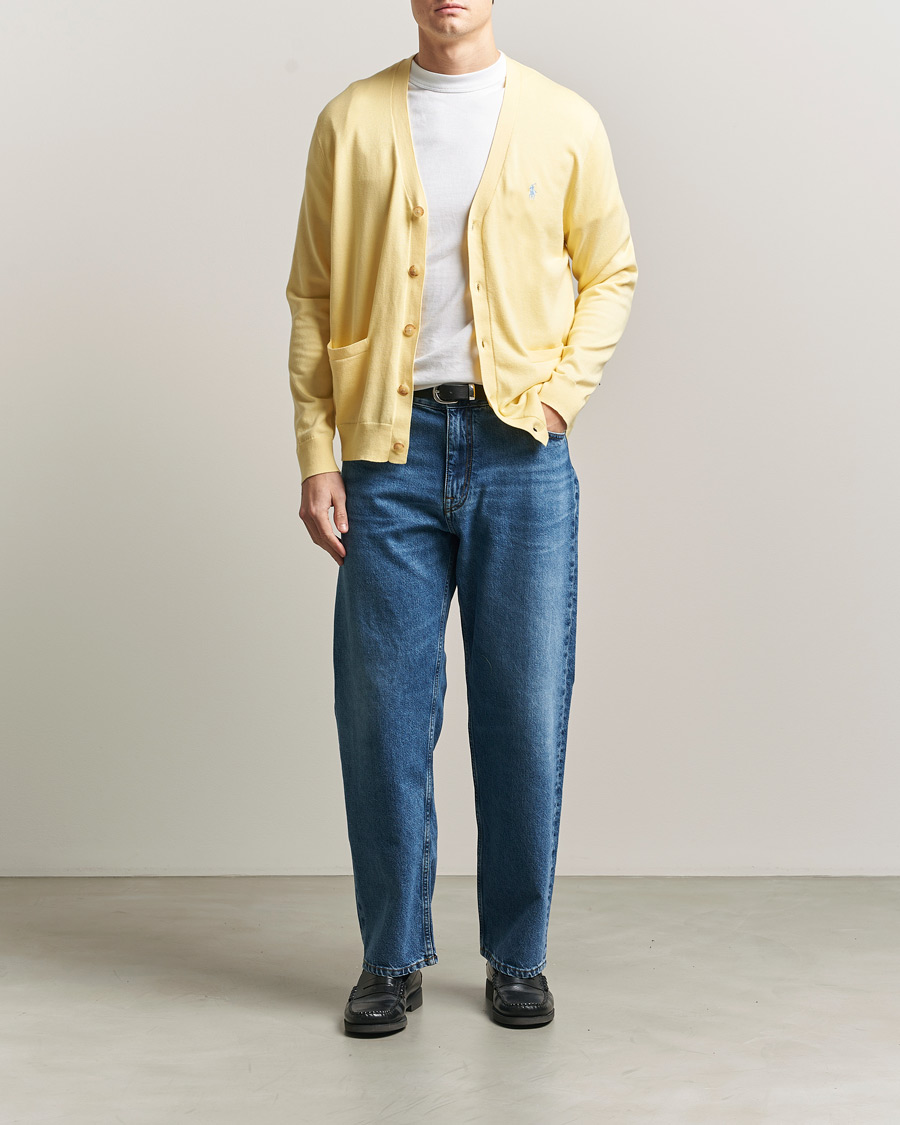 Homme | Pulls Et Tricots | Polo Ralph Lauren | Cotton Cardigan Wicket Yellow