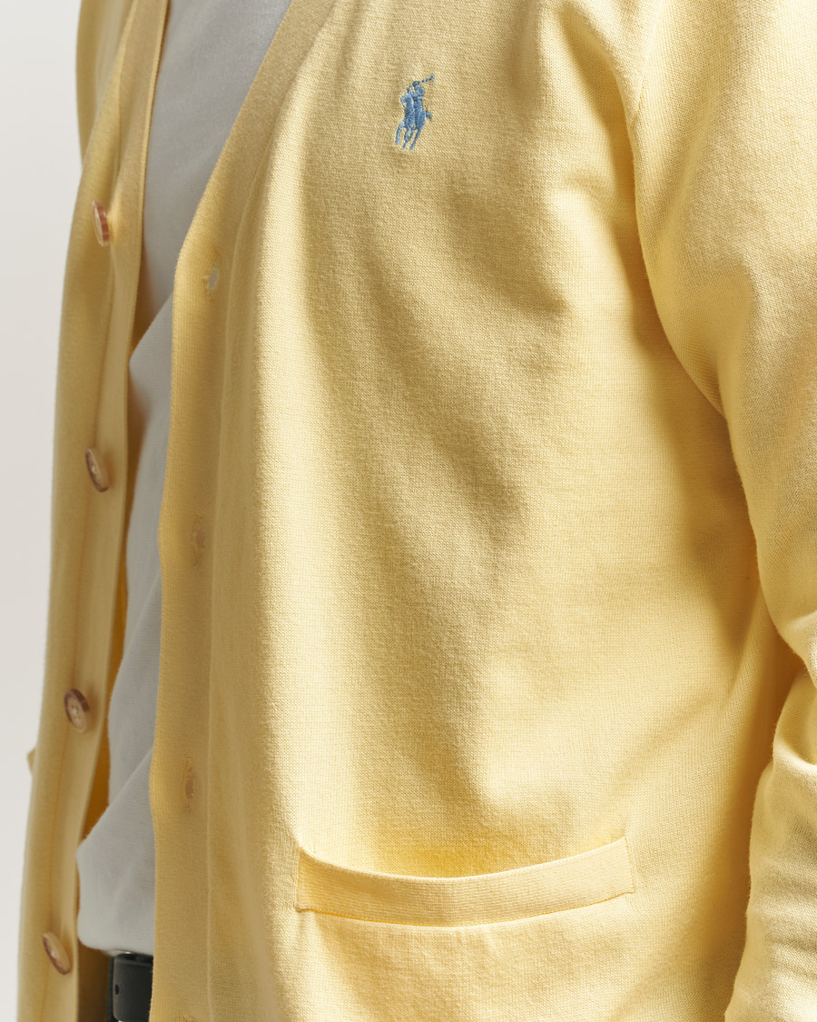 Homme | Pulls Et Tricots | Polo Ralph Lauren | Cotton Cardigan Wicket Yellow