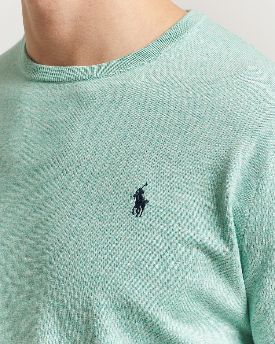 Homme | Pulls Et Tricots | Polo Ralph Lauren | Cotton Crew Neck Sweater Green Heather