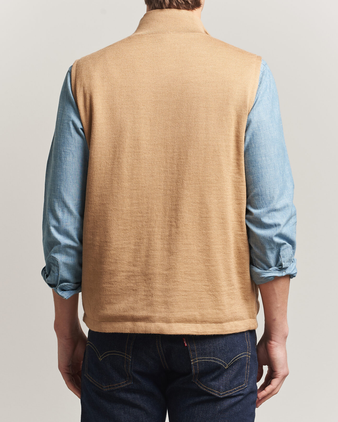 Homme | Pulls Et Tricots | Polo Ralph Lauren | Wool Blend Vest Camel Combo