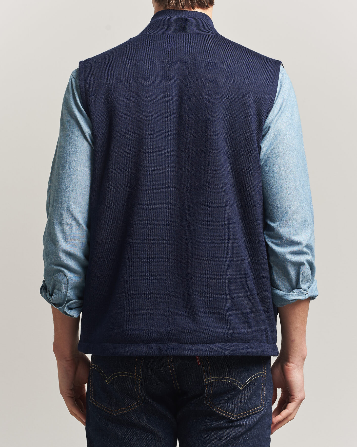 Homme | Pulls Et Tricots | Polo Ralph Lauren | Wool Blend Vest Navy Combo