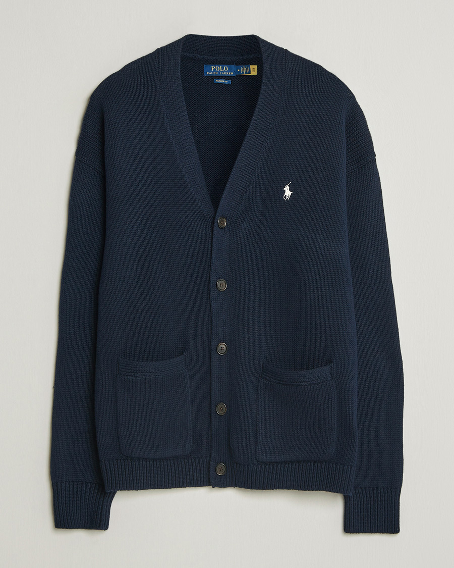 Homme | Pulls Et Tricots | Polo Ralph Lauren | Cotton Cardigan Hunter Navy