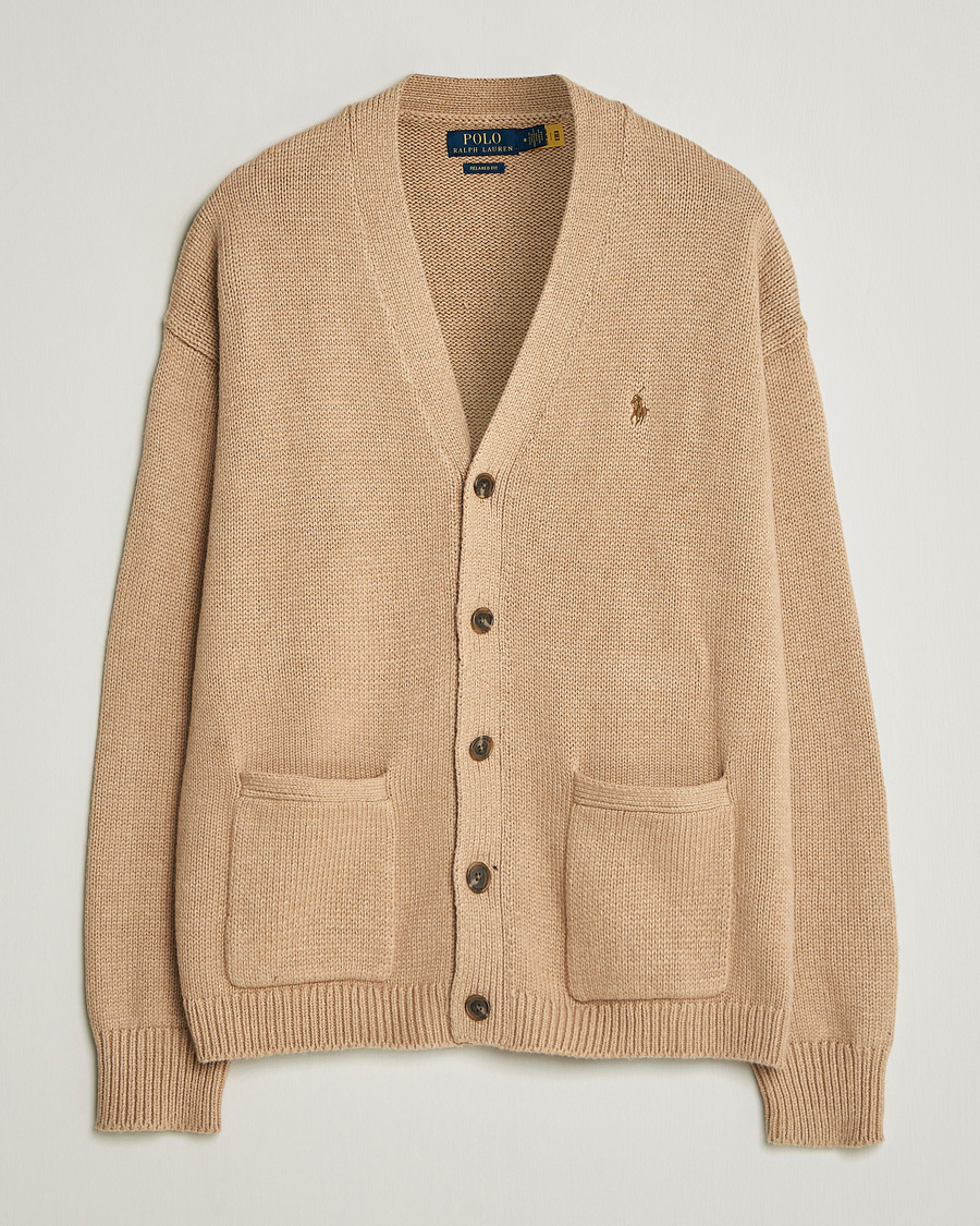 Homme | Pulls Et Tricots | Polo Ralph Lauren | Cotton Cardigan Camel Melange